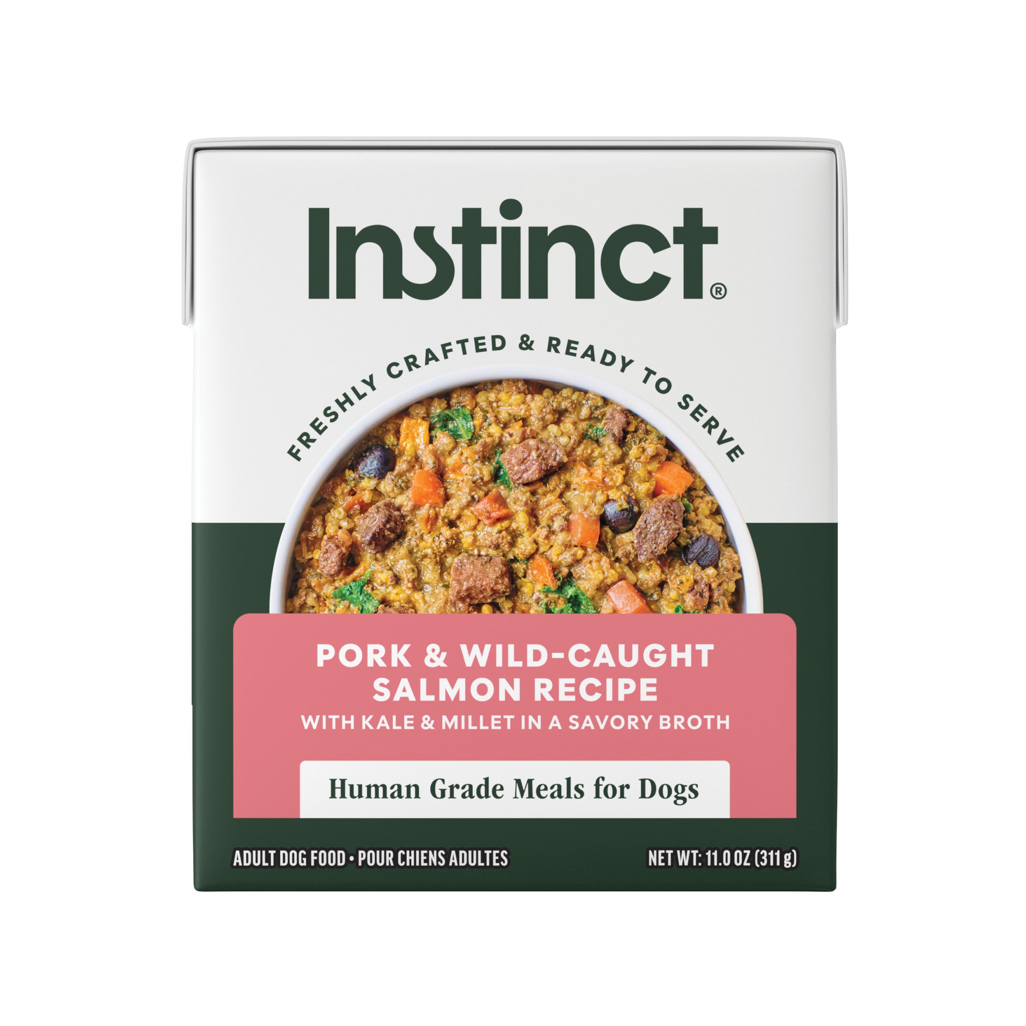 Freshly Crafted Meals Pork & Wild-Caught Salmon Recipe – Instinct