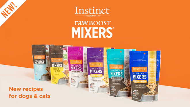 New Raw Boost Mixers from Instinct Pet Food