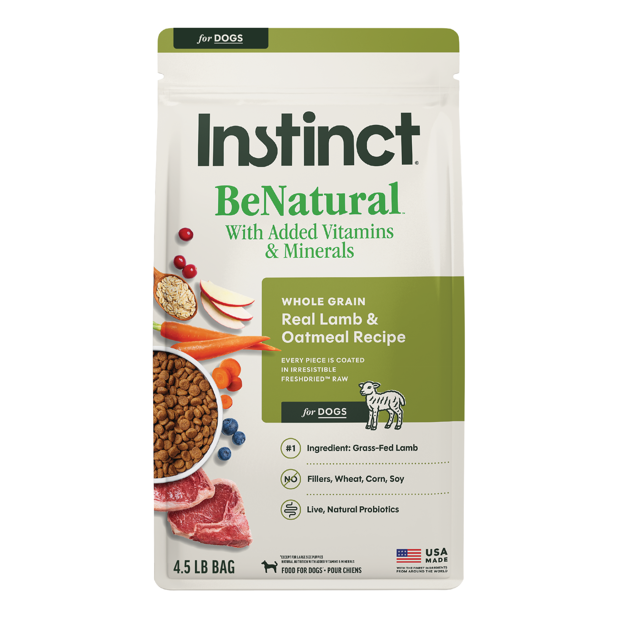 BeNatural Kibble Real Lamb & Oatmeal Recipe