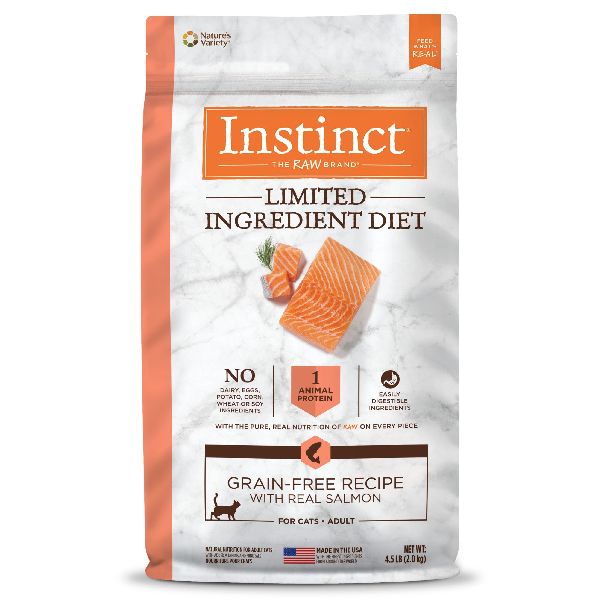 Instinct Limited Ingredient Diet Real Salmon Recipe Dry Cat Food
