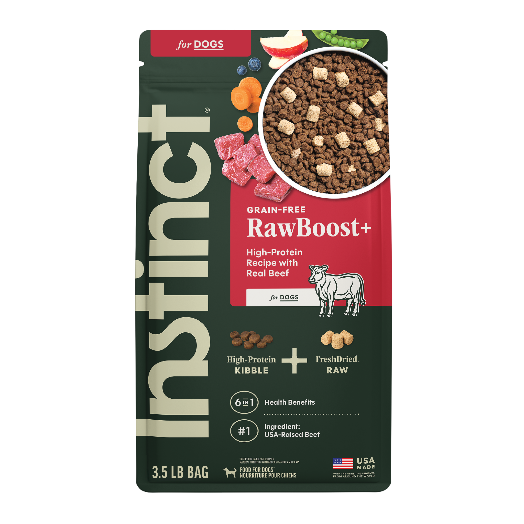 RawBoost+ Kibble Real Beef Recipe