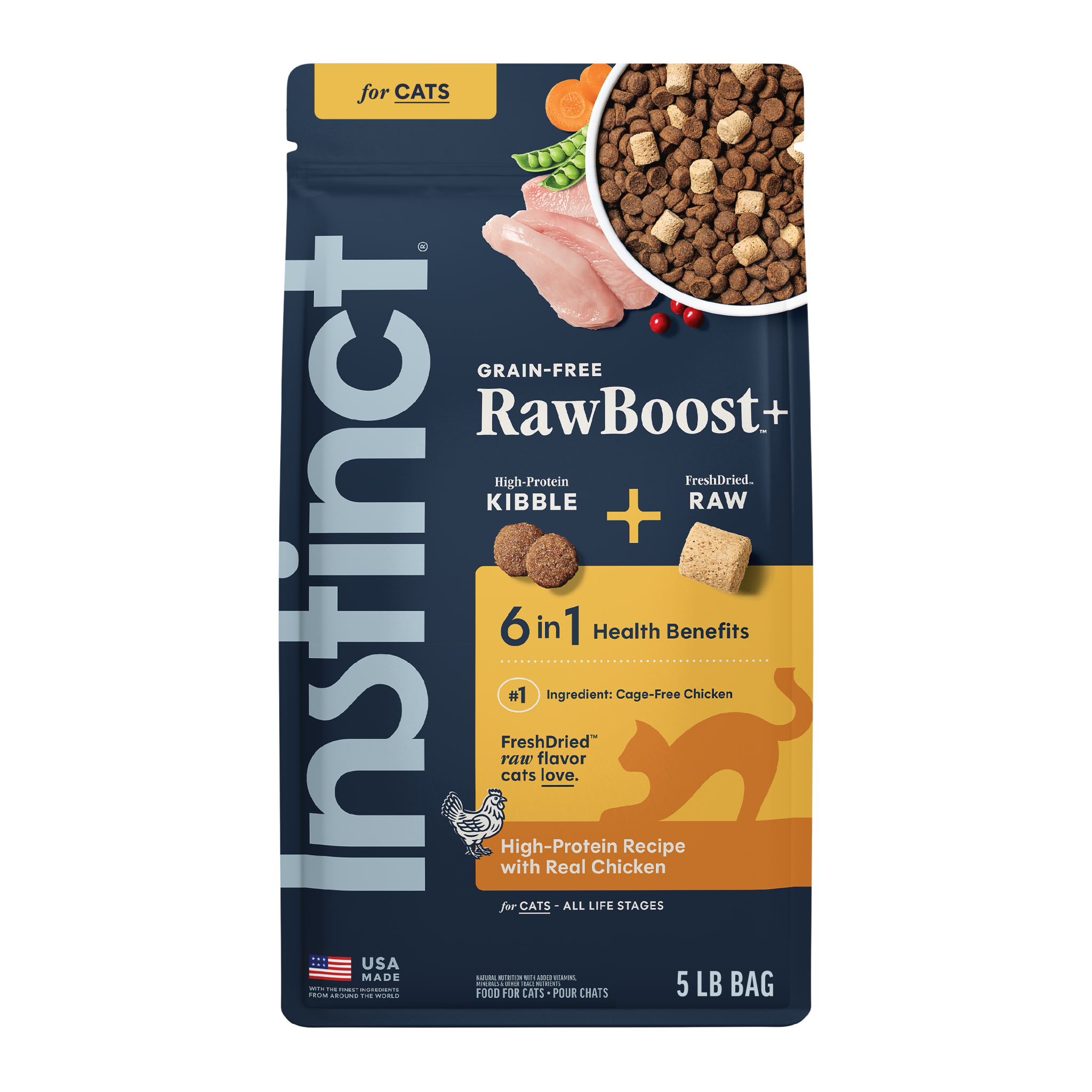 Instinct Raw Boost Kibble Real Chicken Recipe Dry Cat Food