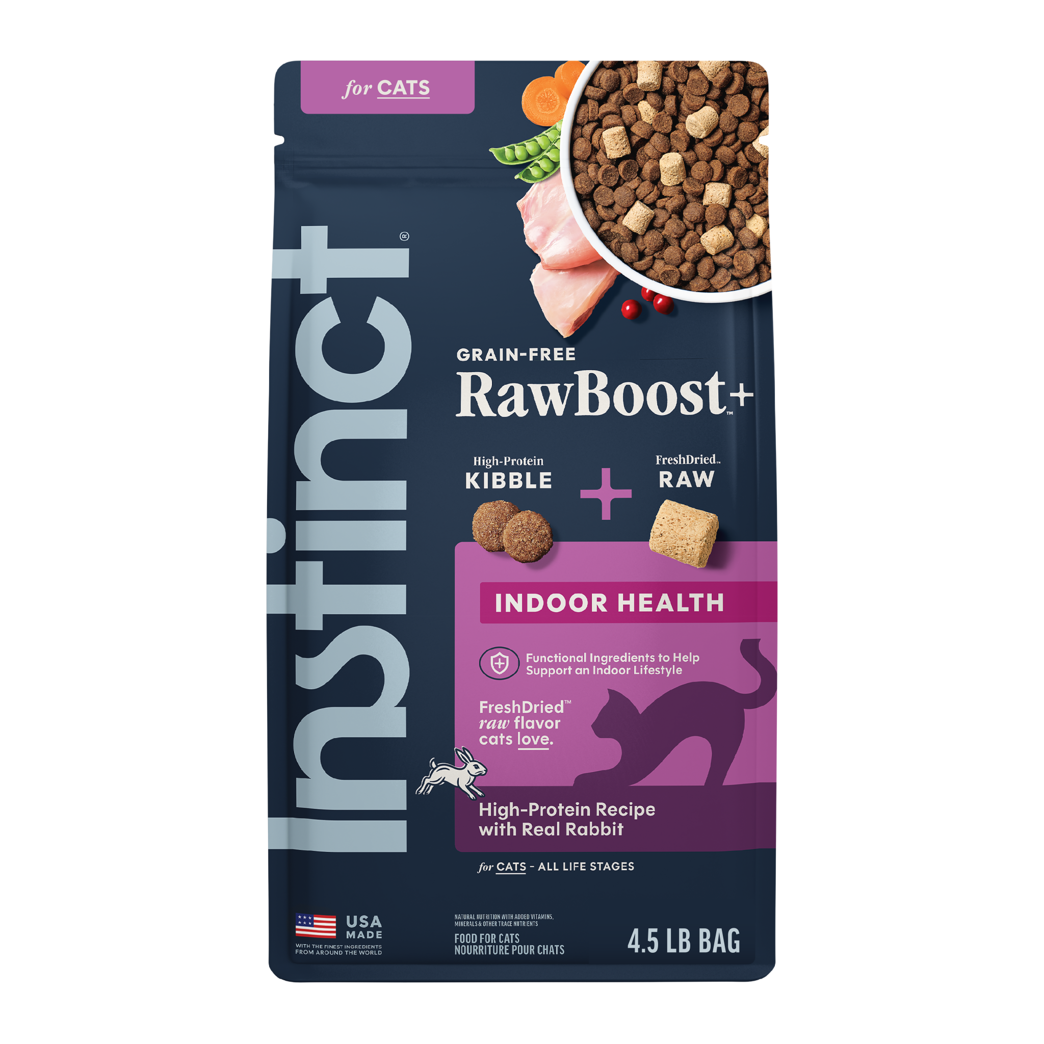 Raw Boost Kibble Indoor Health Recipe with Real Rabbit