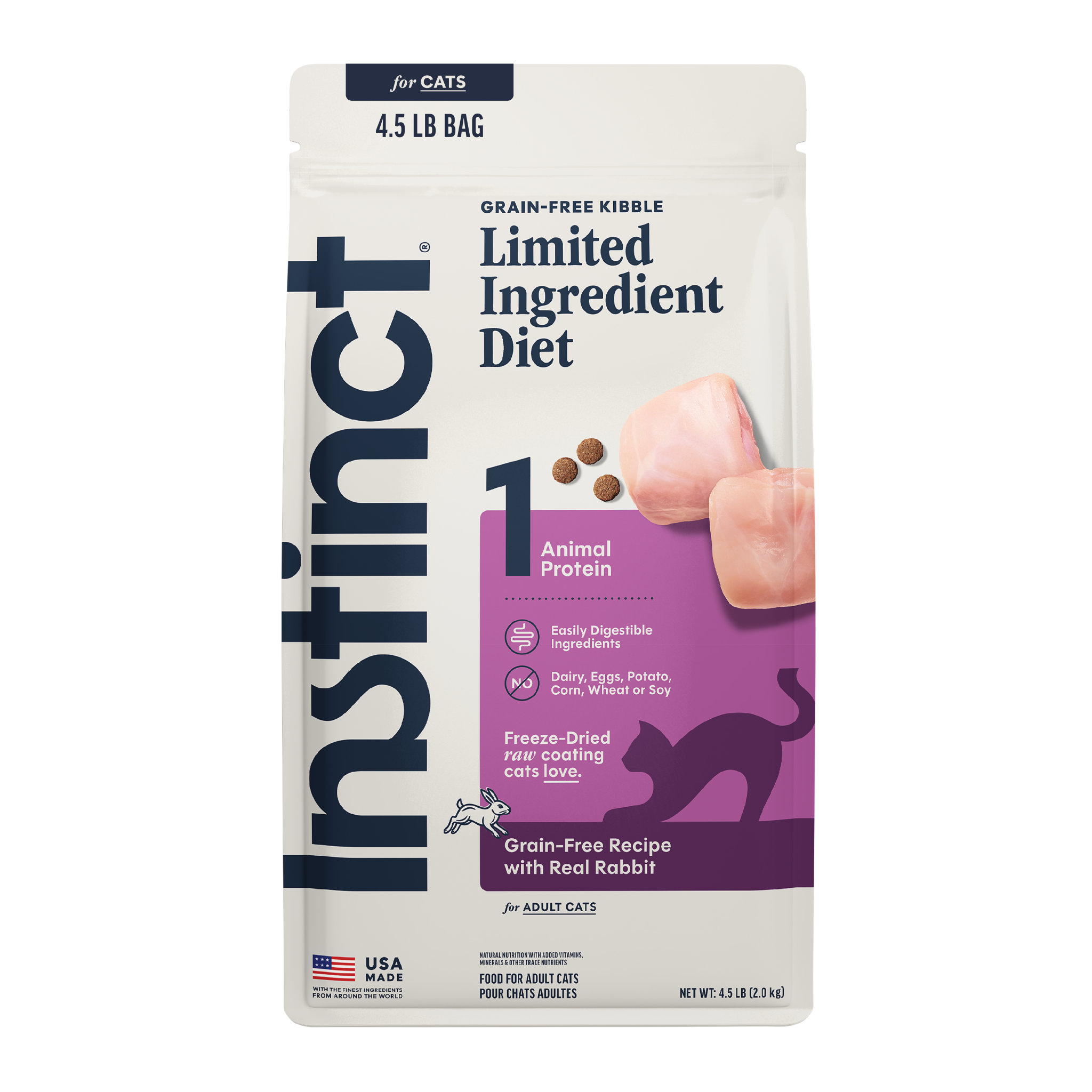 Limited Ingredient Diet Kibble Real Rabbit Recipe
