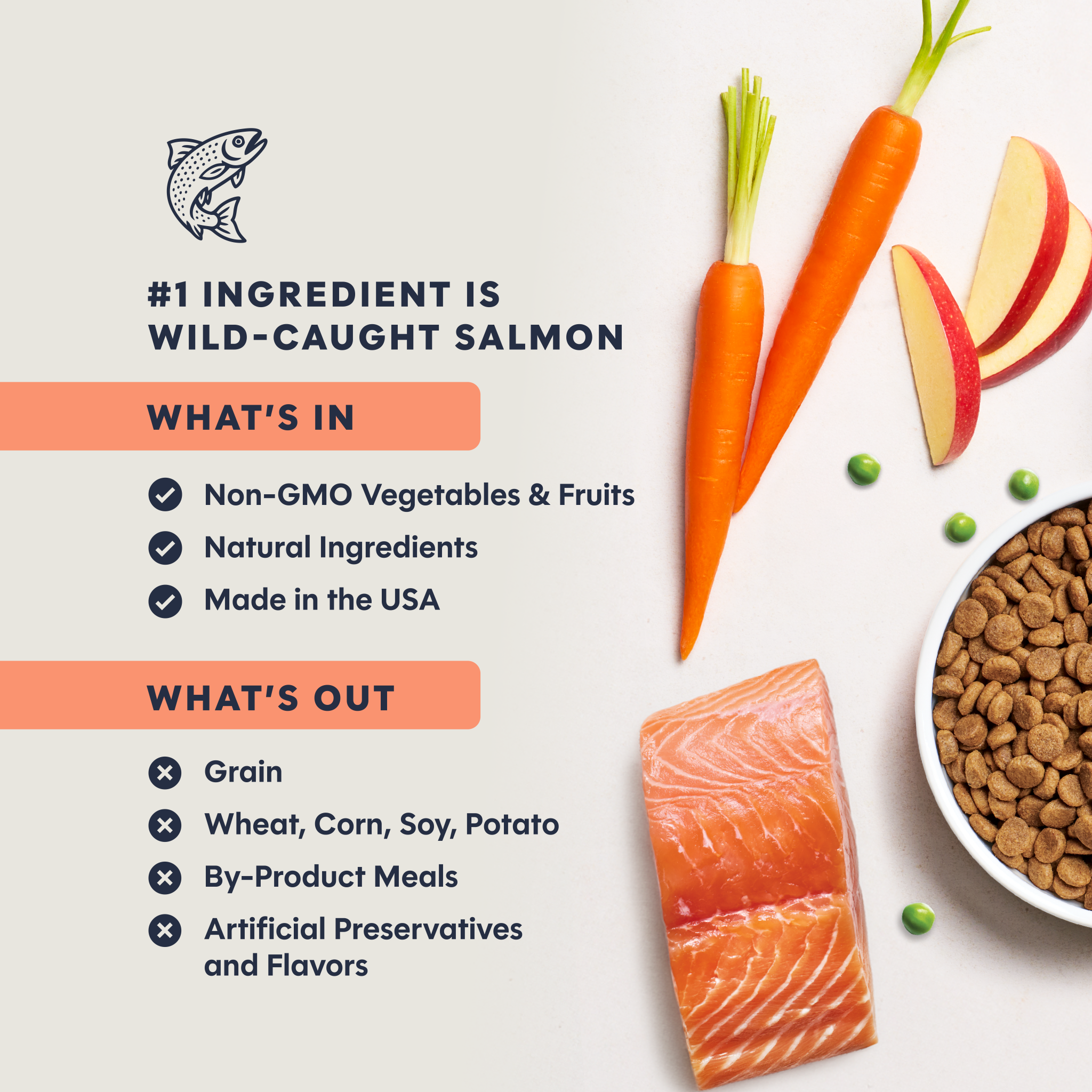 Original Kibble Real Salmon Recipe