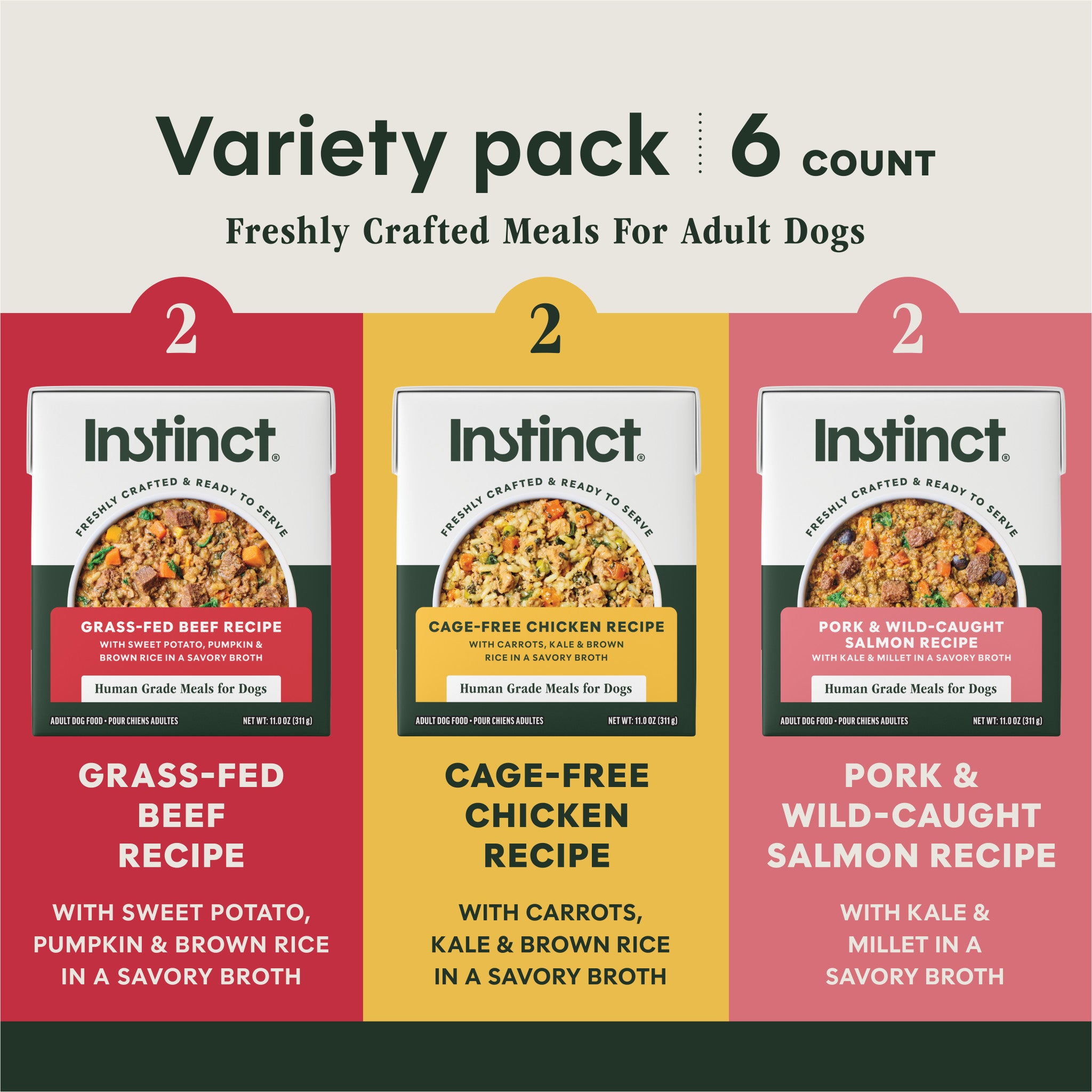 Freshly Crafted Meals Variety Pack