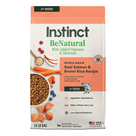 BeNatural Kibble Real Salmon & Brown Rice Recipe