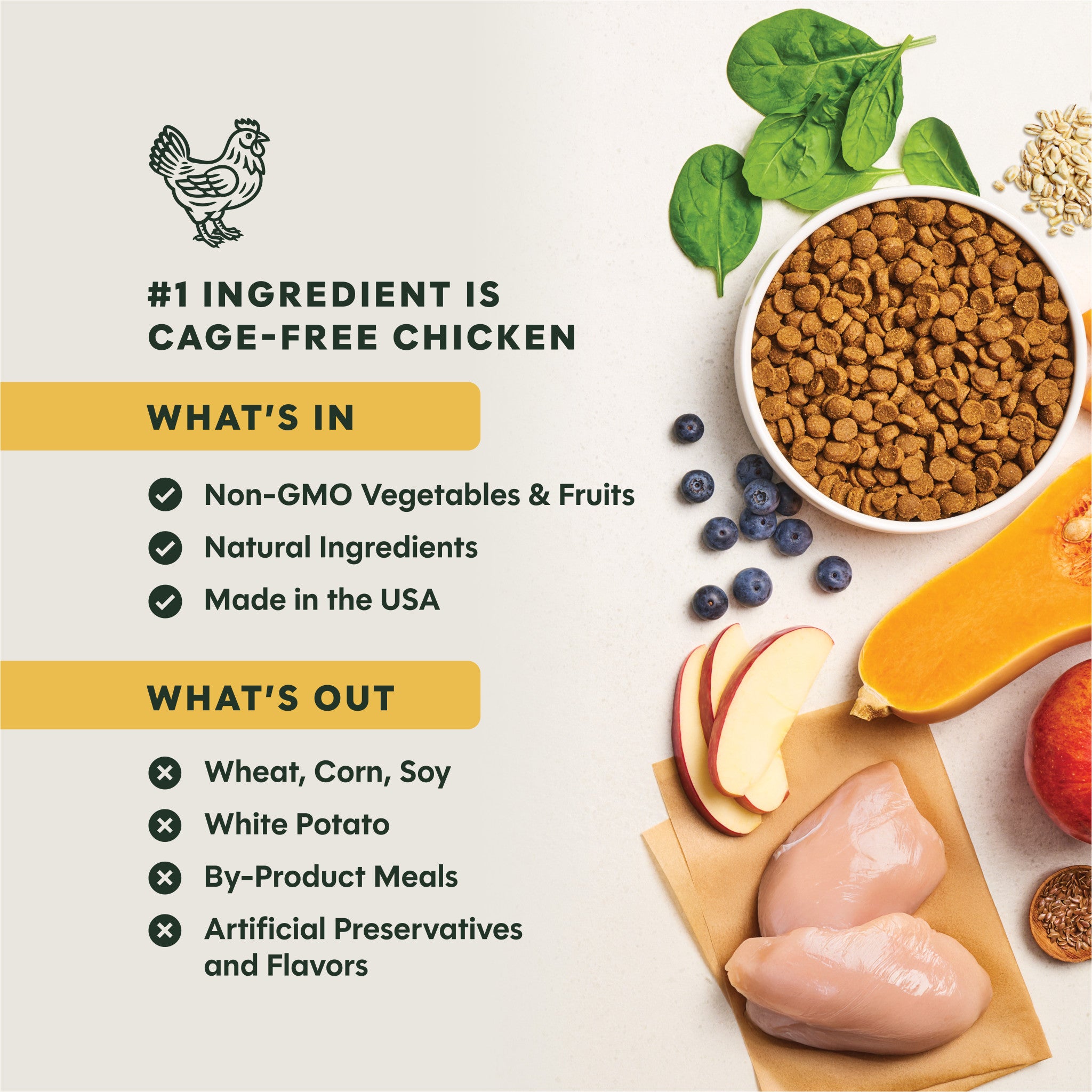 BeNatural Kibble Real Chicken & Brown Rice Recipe