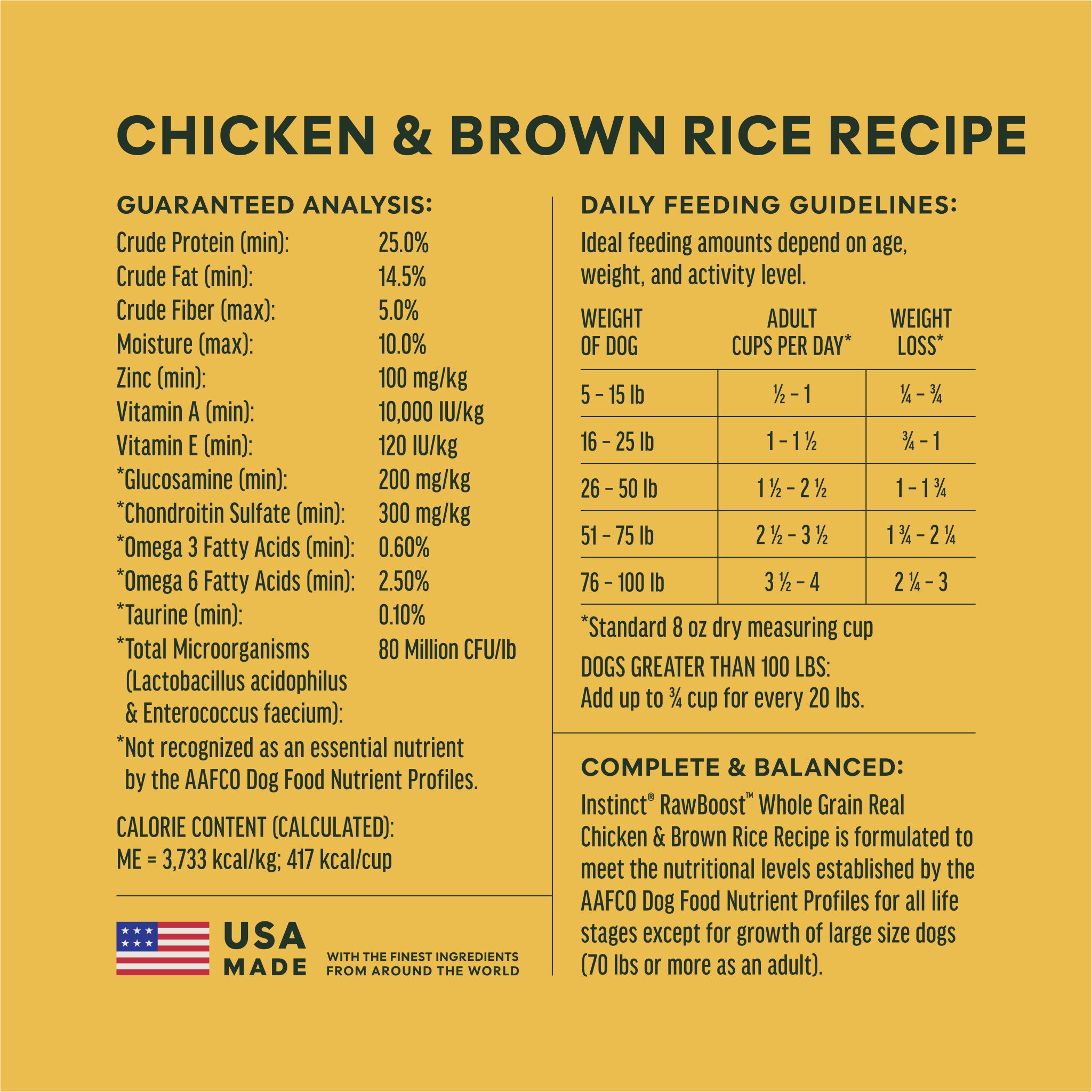 RawBoost+ Whole Grain Kibble Real Chicken & Brown Rice Recipe
