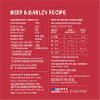 BeNatural Kibble Real Beef & Barley Recipe