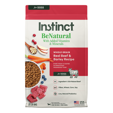 BeNatural Kibble Real Beef & Barley Recipe