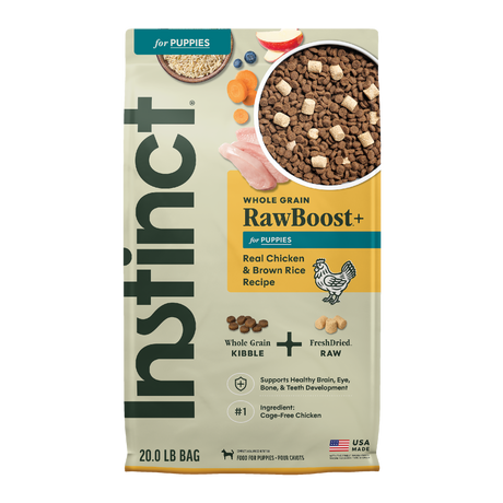 RawBoost+ Whole Grain Kibble for Puppies Chicken Recipe