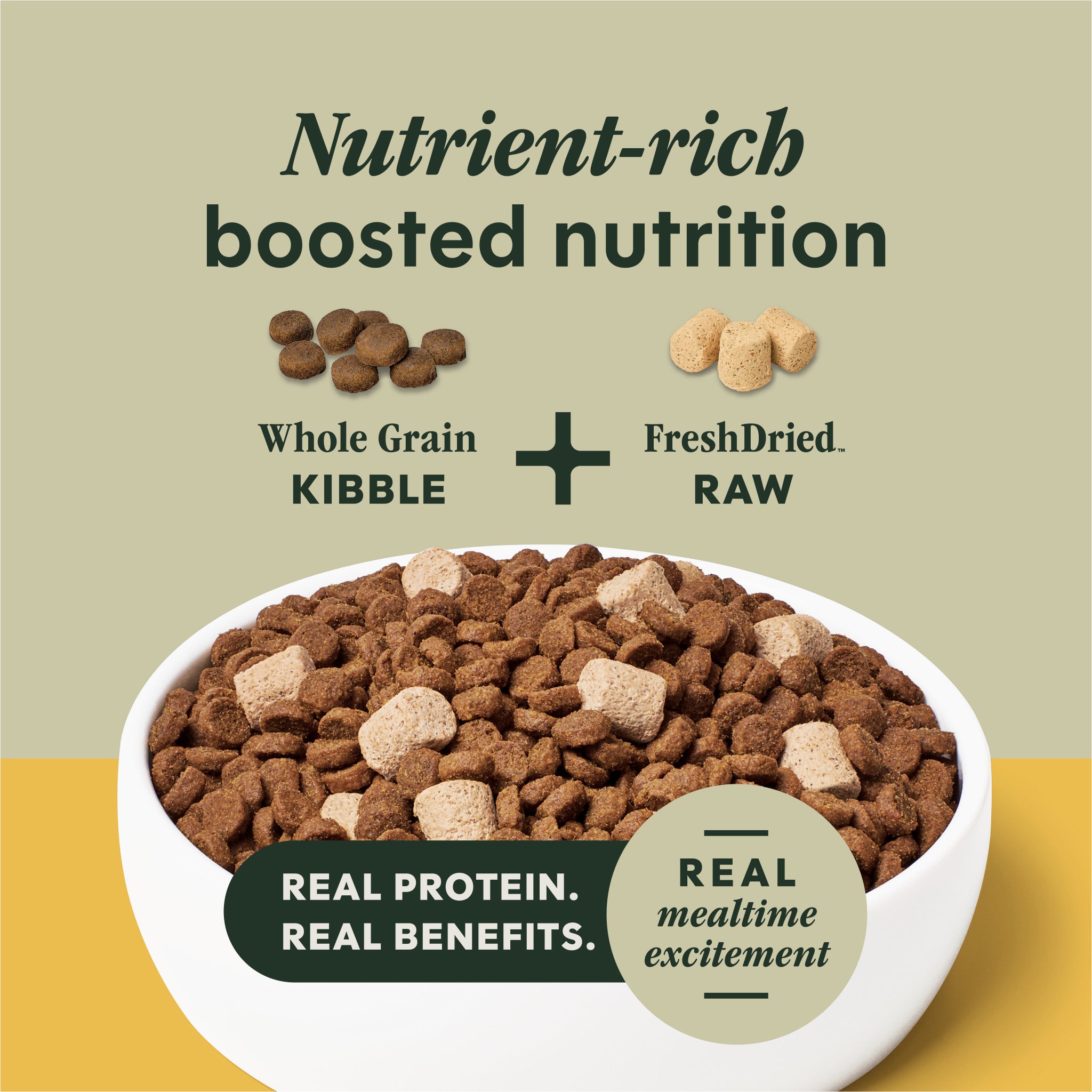 RawBoost+ Whole Grain Kibble for Puppies Chicken Recipe