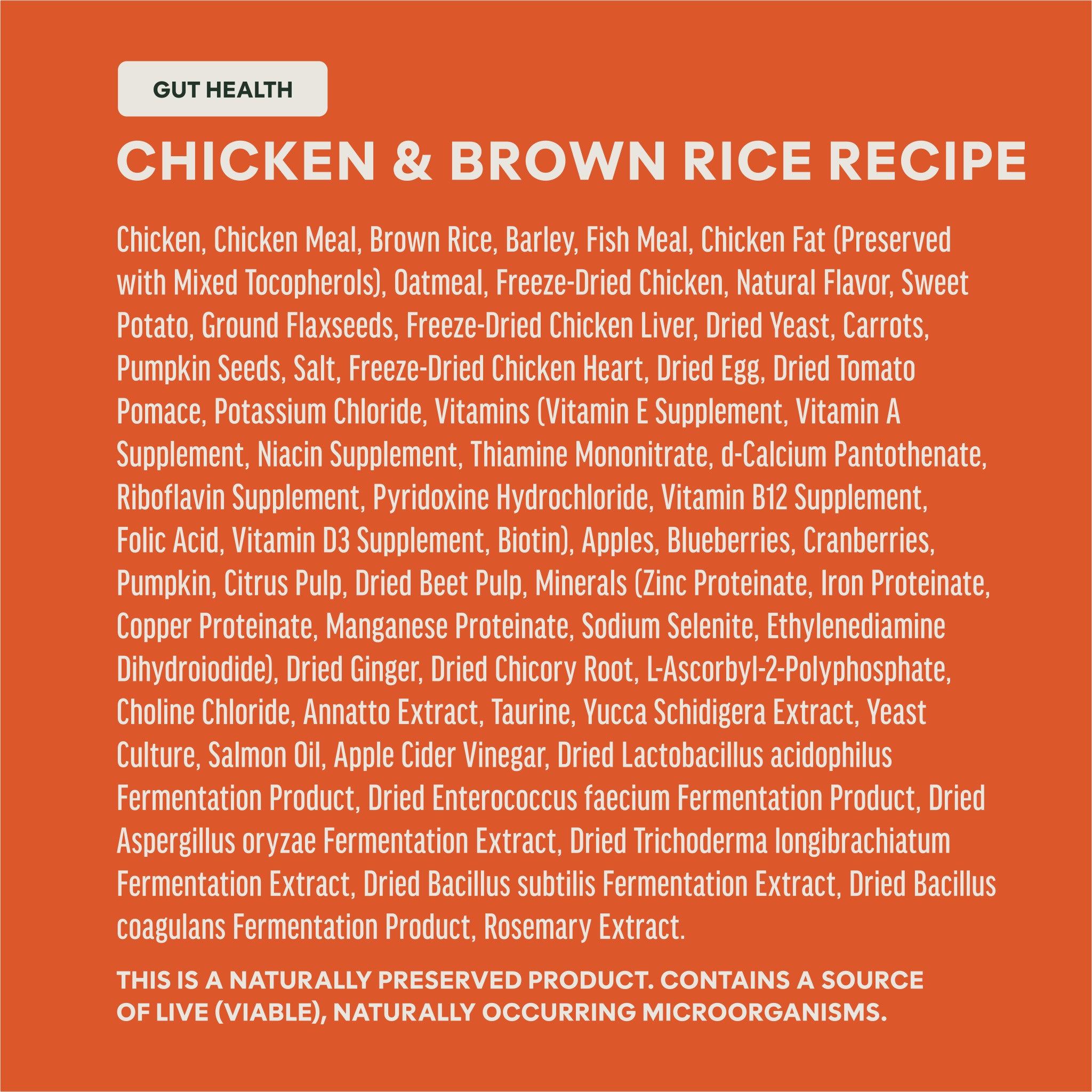 RawBoost+ Whole Grain Kibble Gut Health Recipe