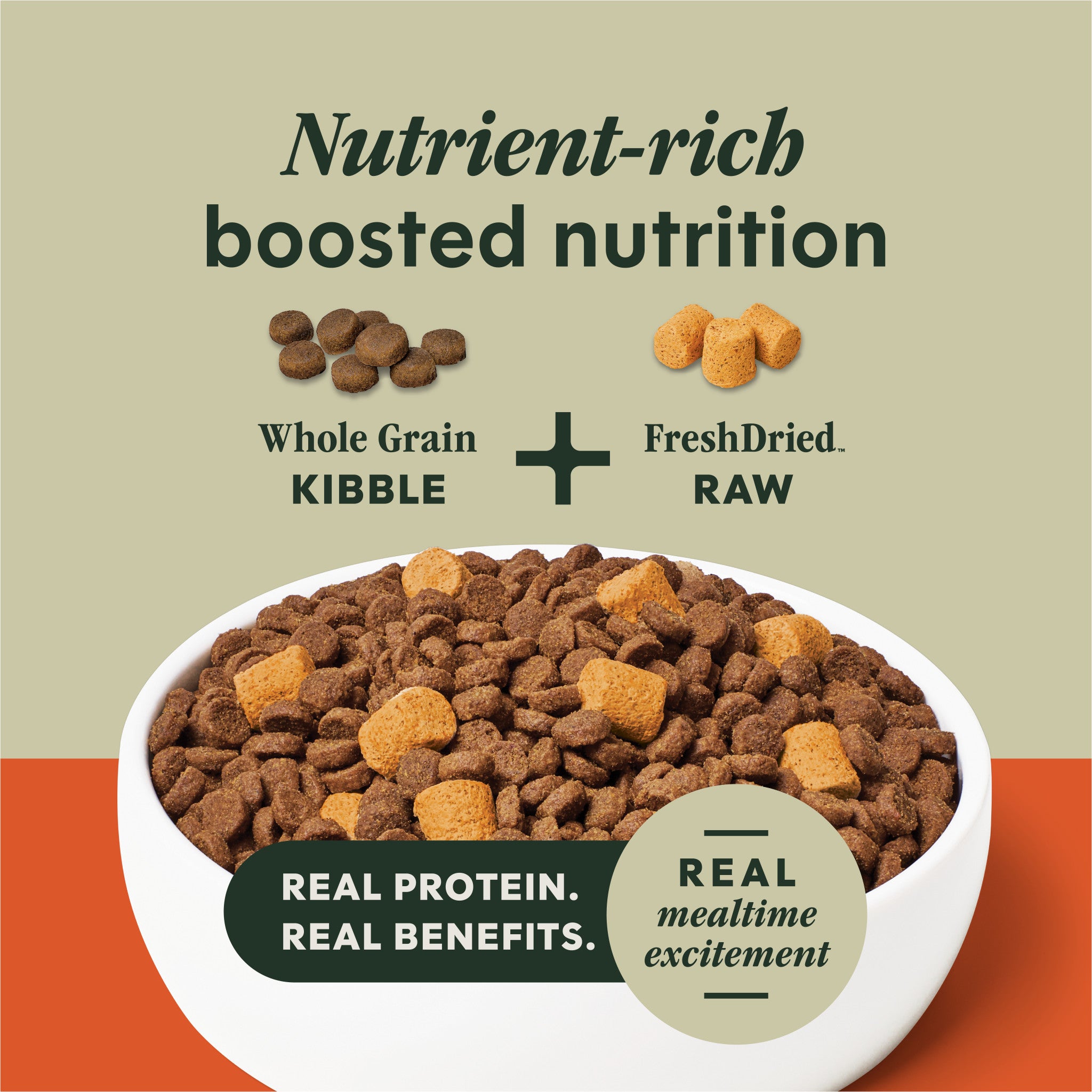 RawBoost+ Whole Grain Kibble Gut Health Recipe