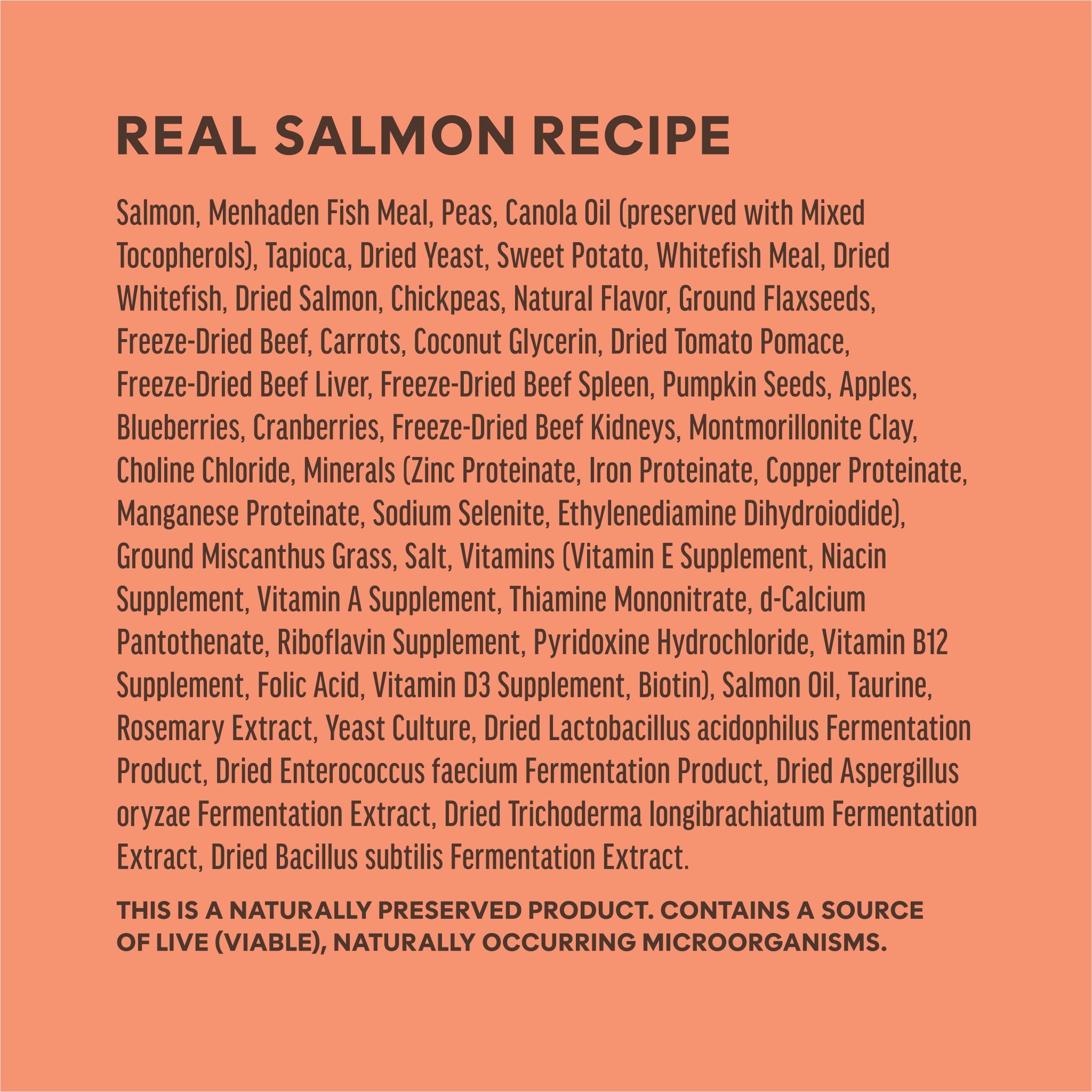 PeakBoost+ Kibble Real Salmon Recipe