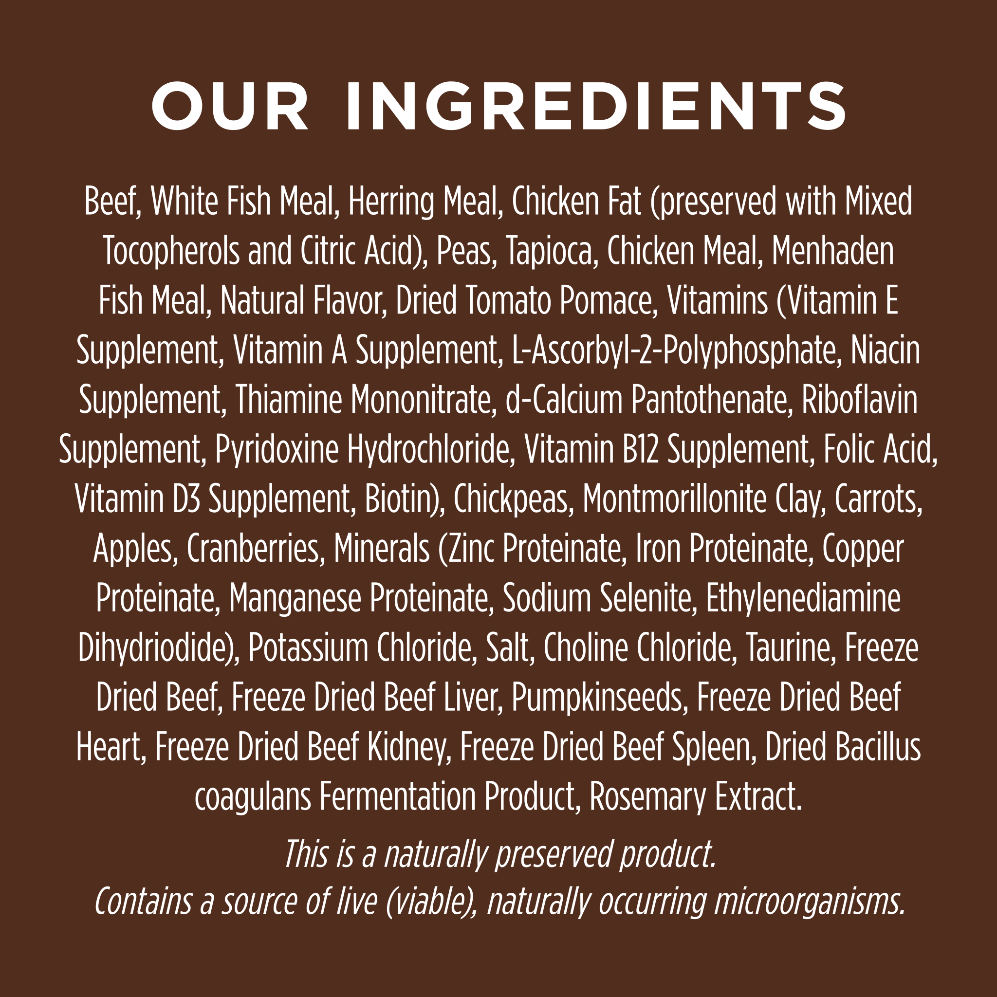 Original Kibble Real Beef Recipe