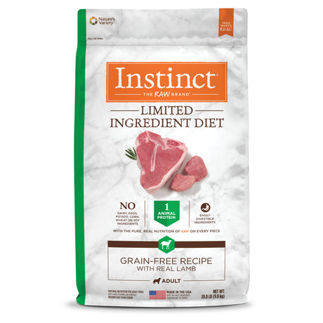 Limited Ingredient Diet Kibble Real Lamb Recipe