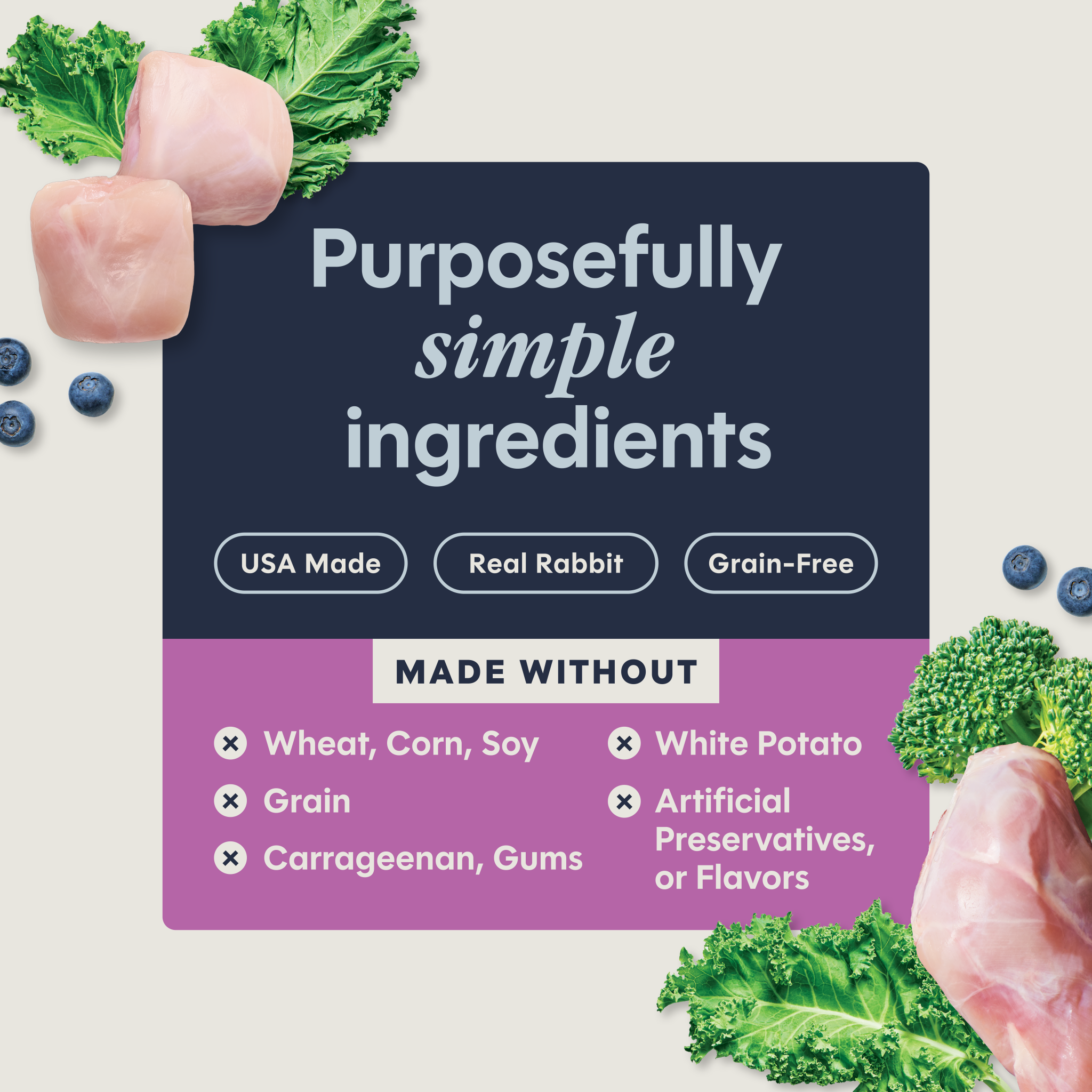 Limited Ingredient Diet Patés Real Rabbit Recipe