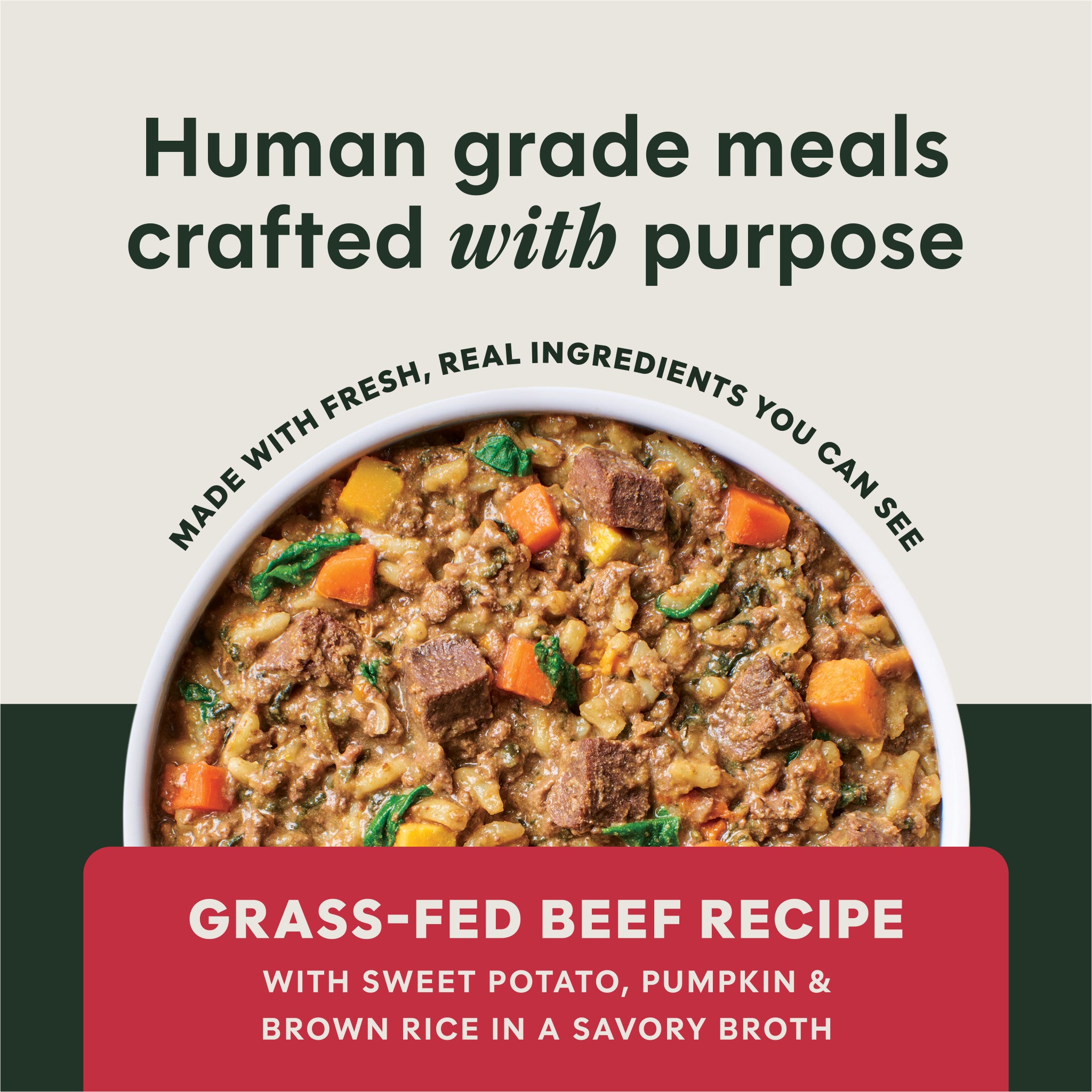 Freshly Crafted Meals Grass-Fed Beef Recipe