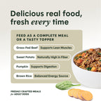 Freshly Crafted Meals Grass-Fed Beef Recipe