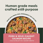 Freshly Crafted Meals Pork & Wild-Caught Salmon Recipe