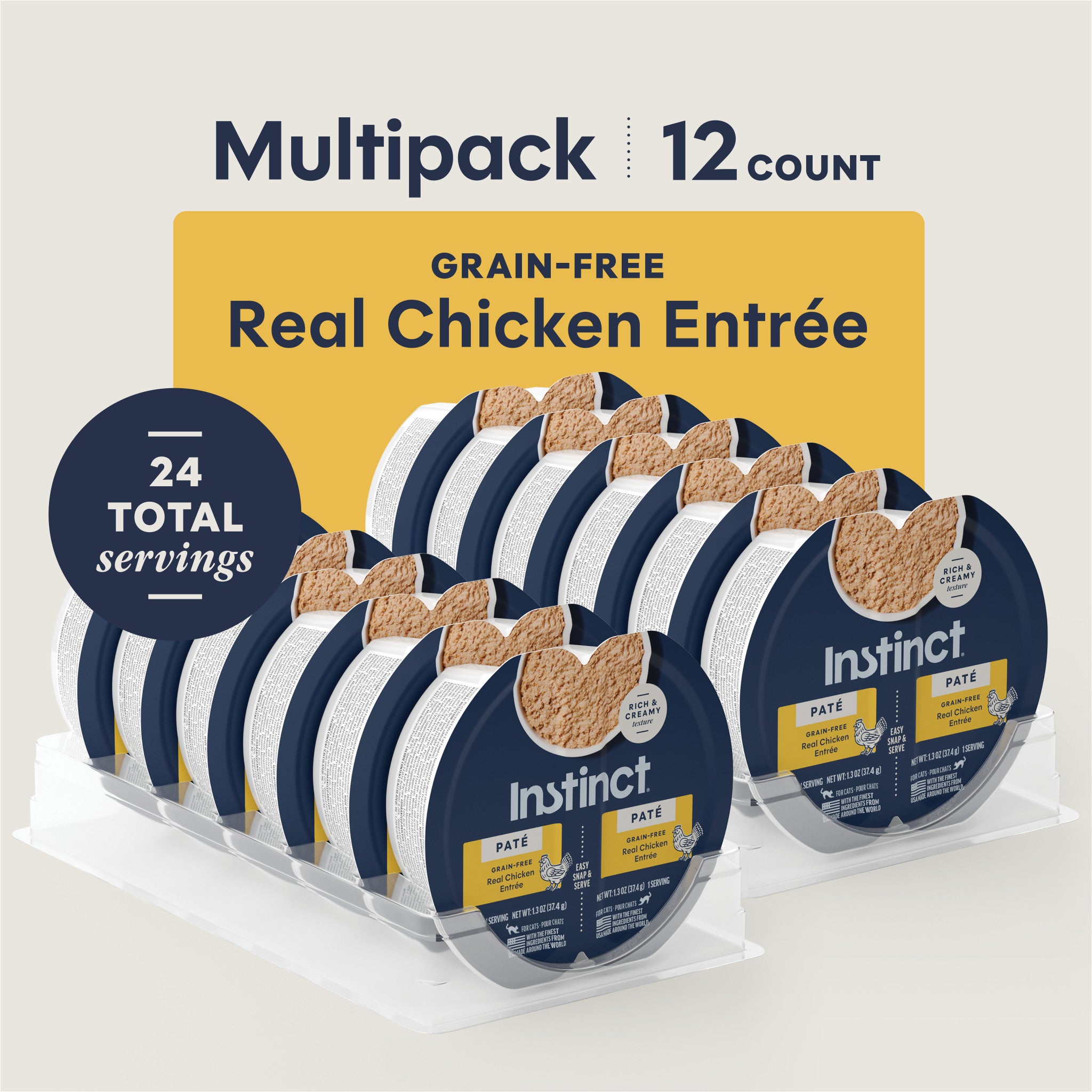 Split Cups Paté Chicken Entrée
