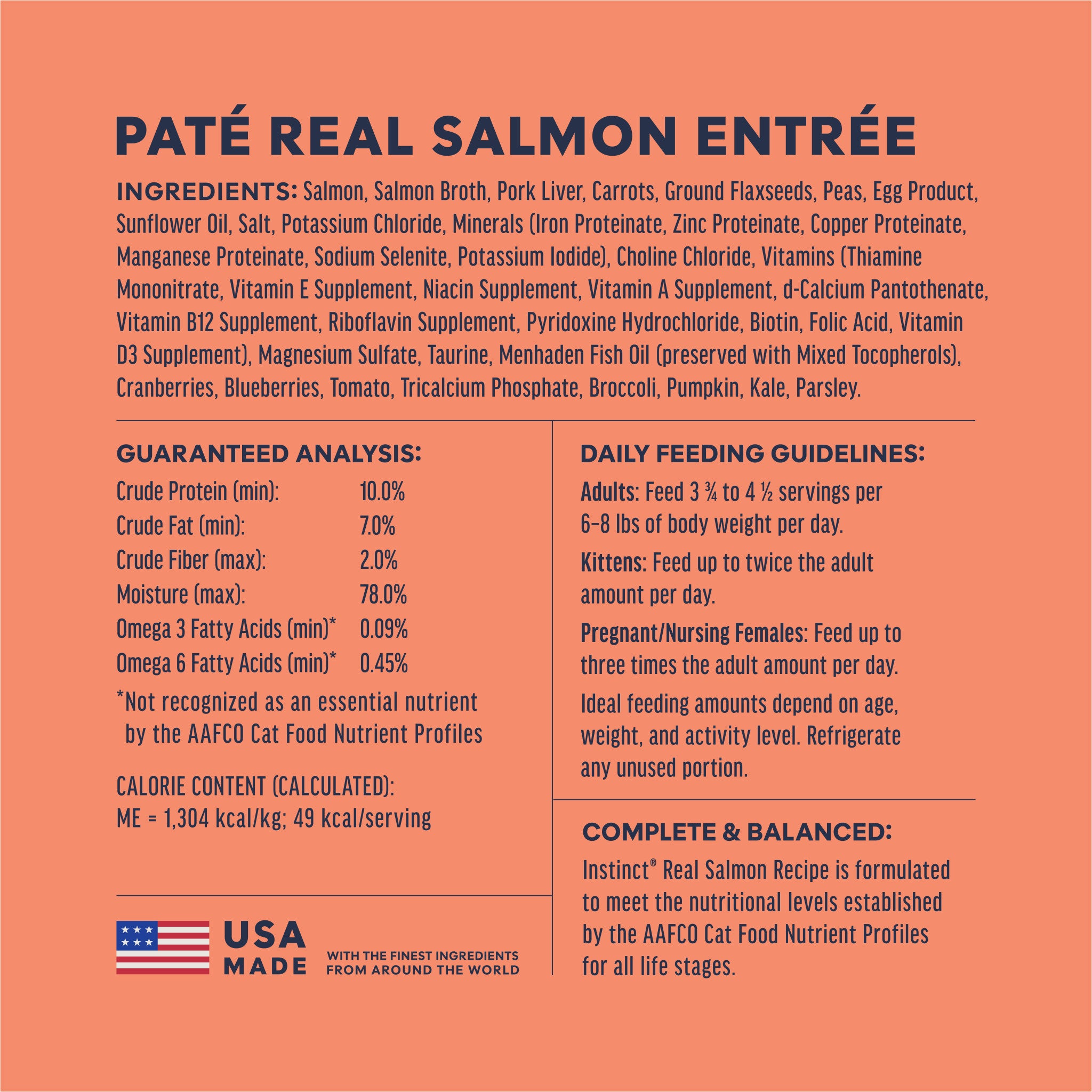 Split Cups Paté Salmon Entrée