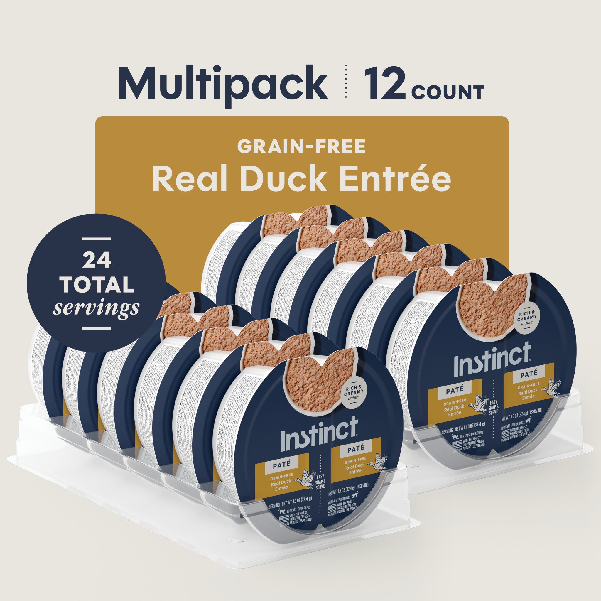 Split Cups Paté Duck Entrée
