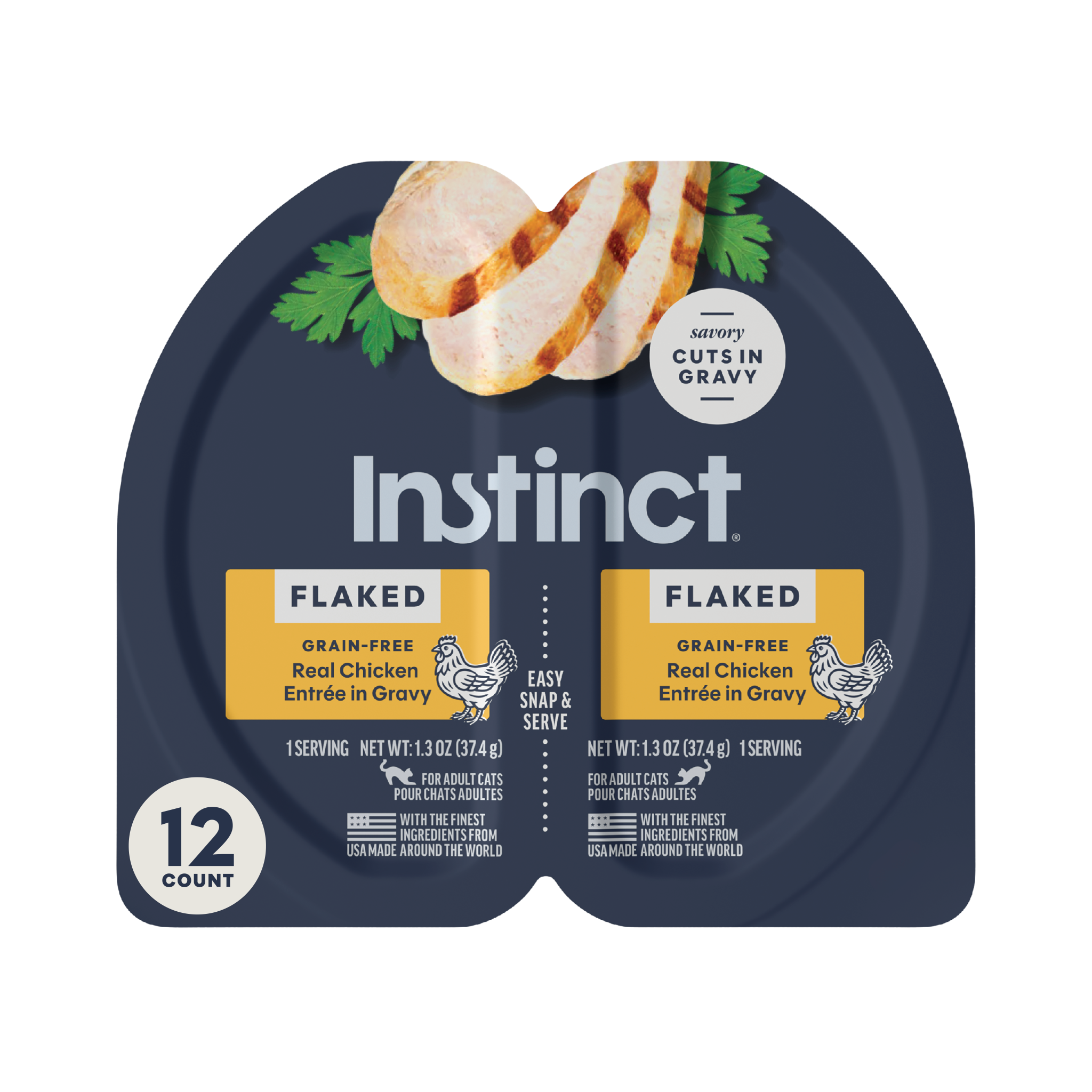 Split Cups Flaked Chicken Entrée