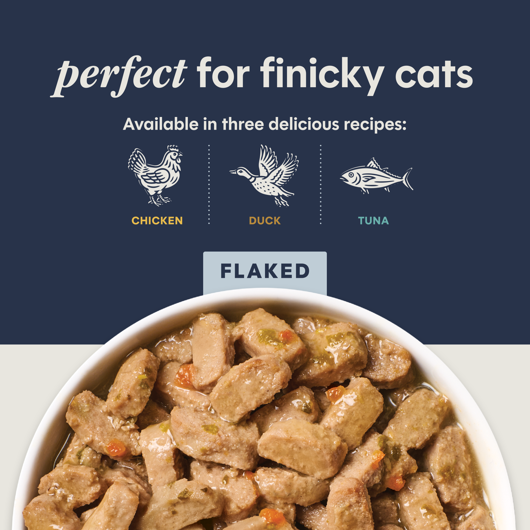 Split Cups Flaked Chicken Entrée