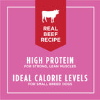 Original Wet Food for Small Breed Dogs Real Beef Recipe