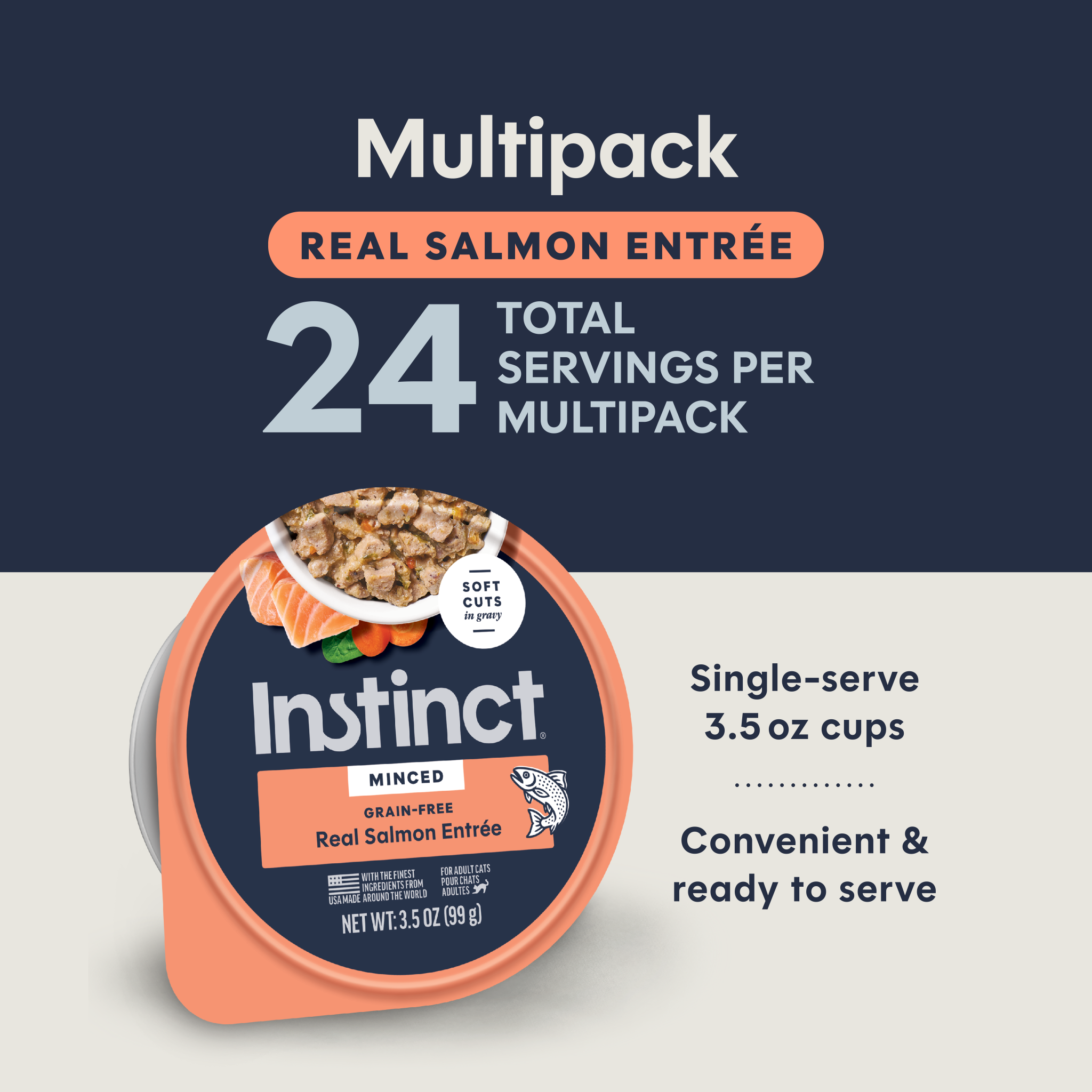 Minced Cups Salmon Recipe