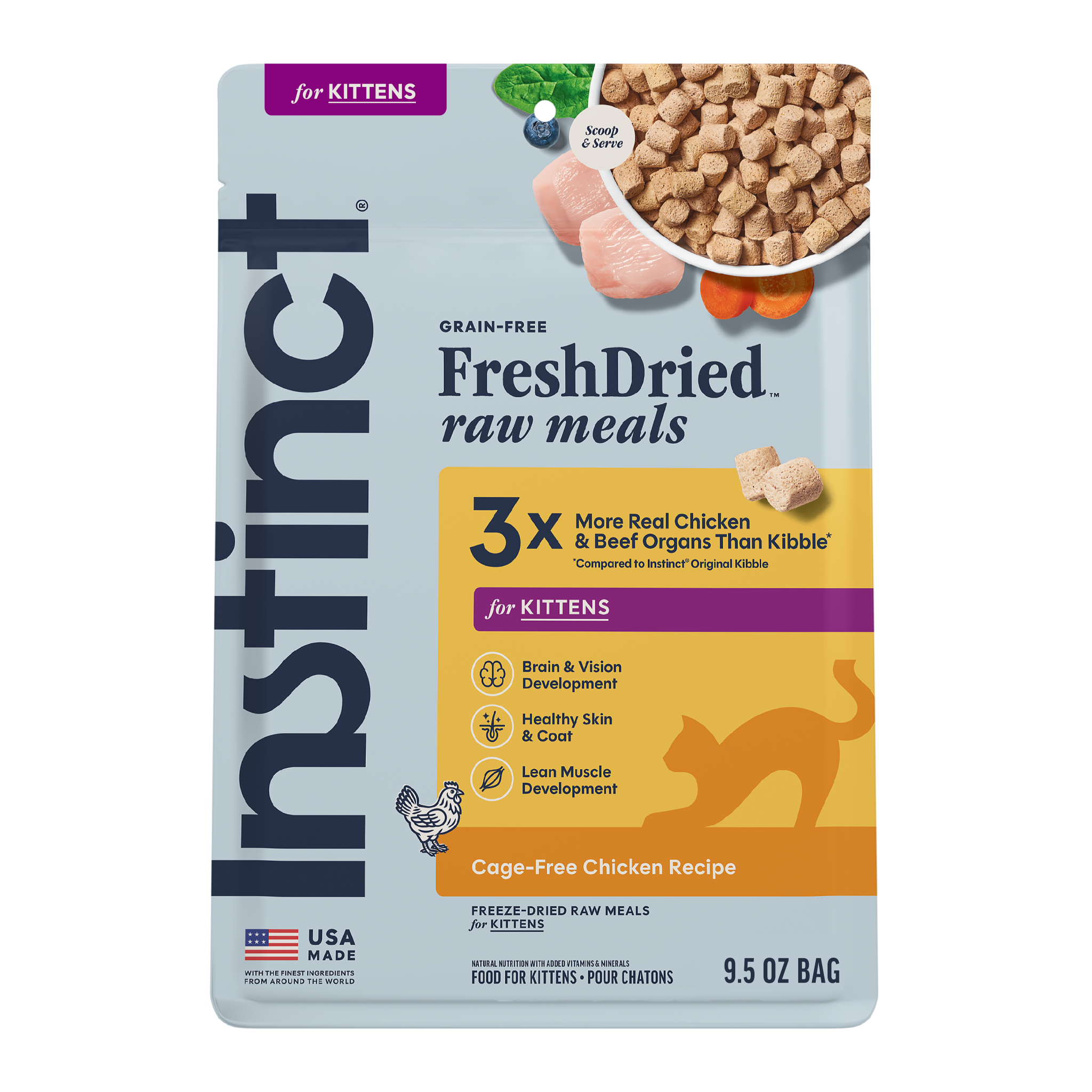 FreshDried Raw Meals for Kittens Chicken Recipe