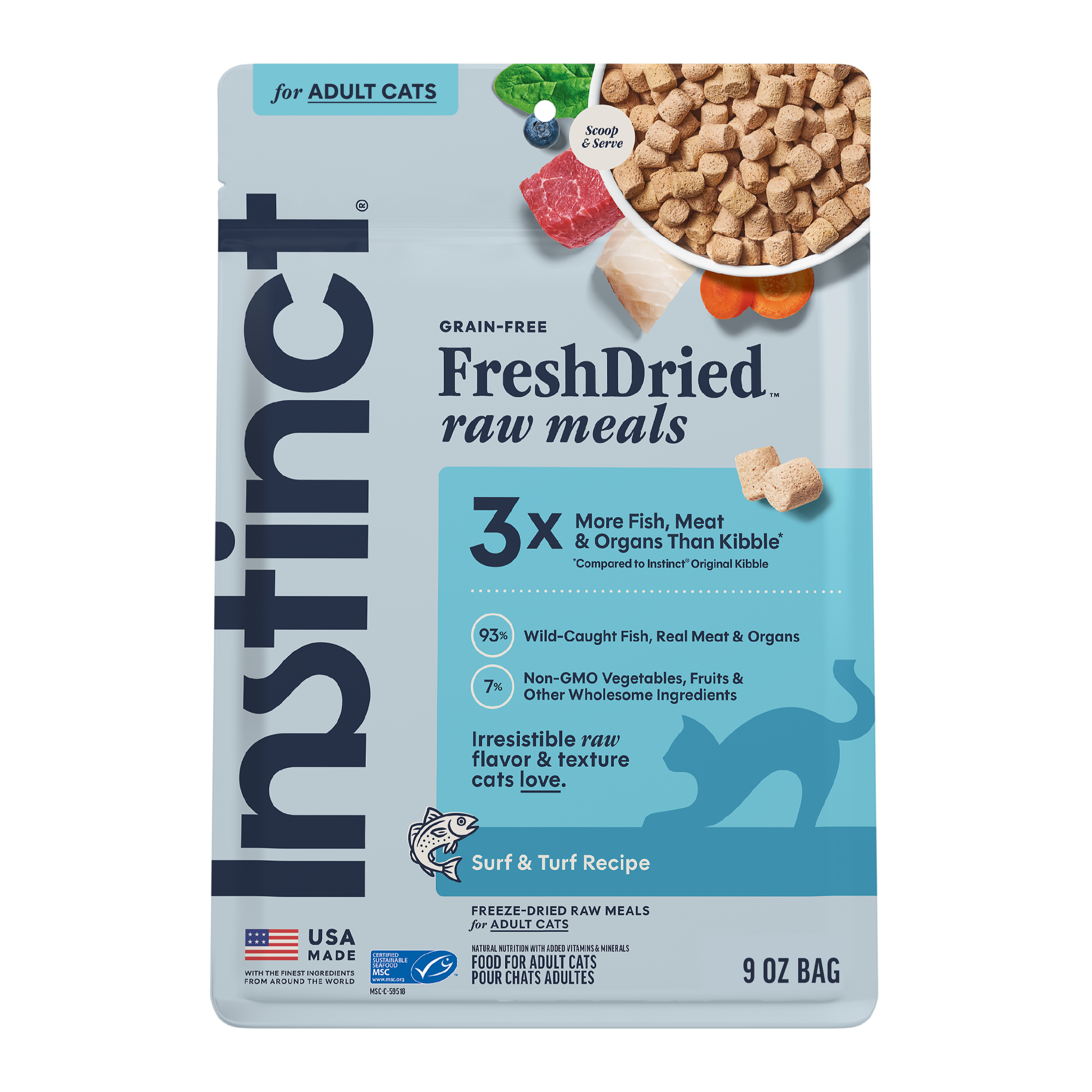 FreshDried Raw Meals Wild-Caught Pollock Recipe