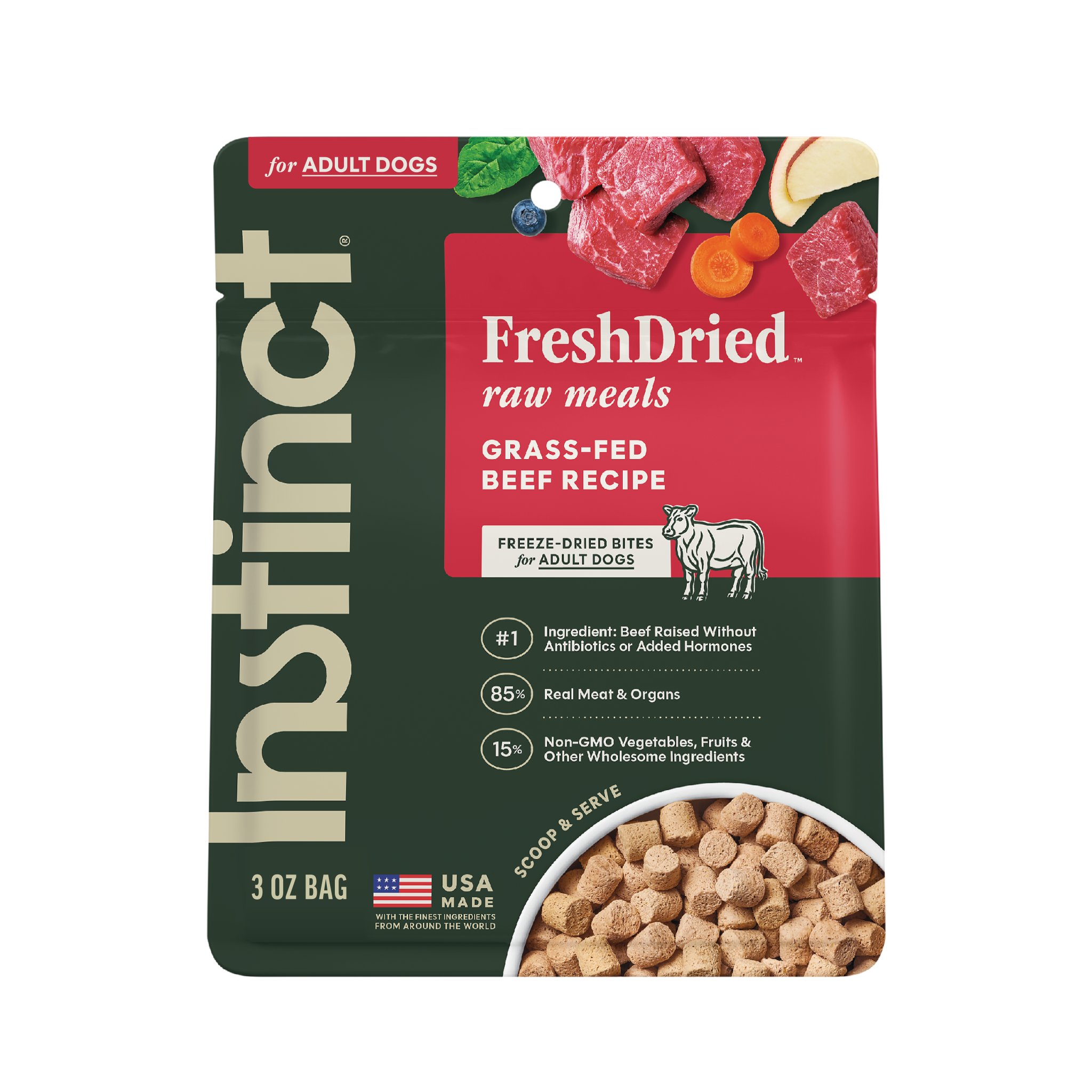 FreshDried Raw Meals Grass-Fed Beef Recipe