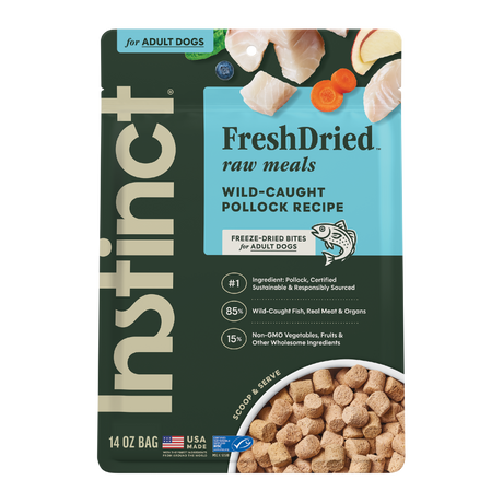 FreshDried Raw Meals Wild-Caught Pollock Recipe
