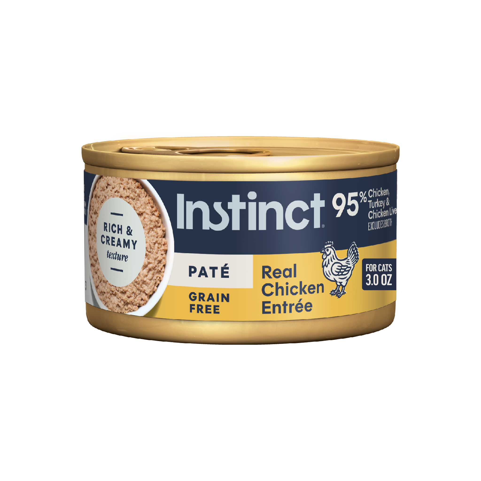 Instinct Original Pates Real Chicken Recipe Wet Cat Food