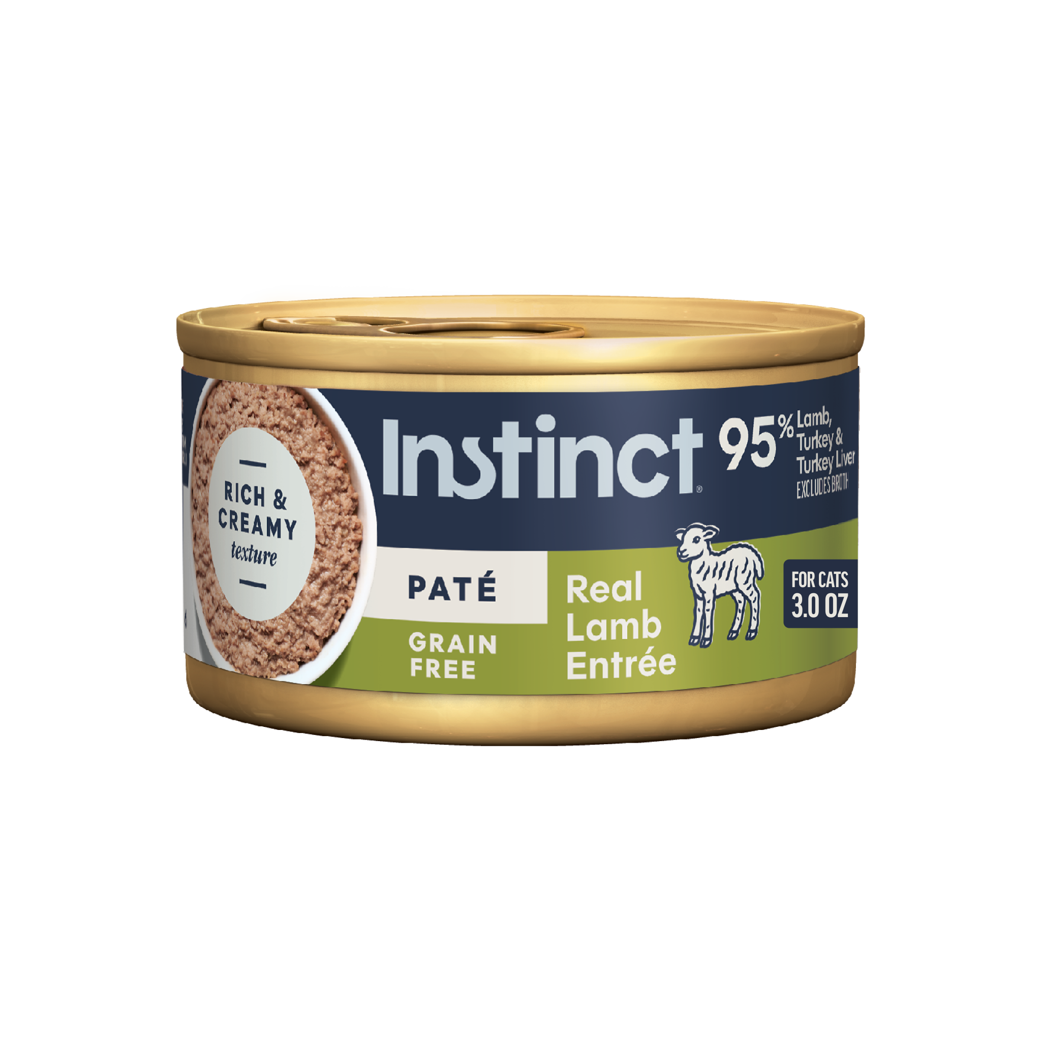 Instinct Original Pate Real Lamb Recipe Wet Cat Food