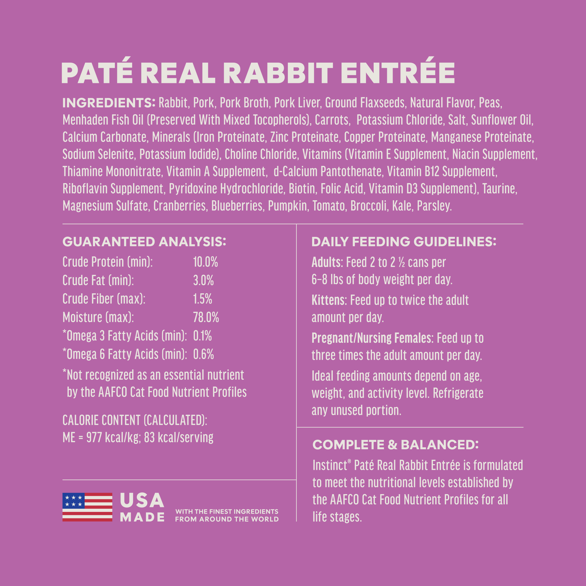 Original Patés Real Rabbit Recipe