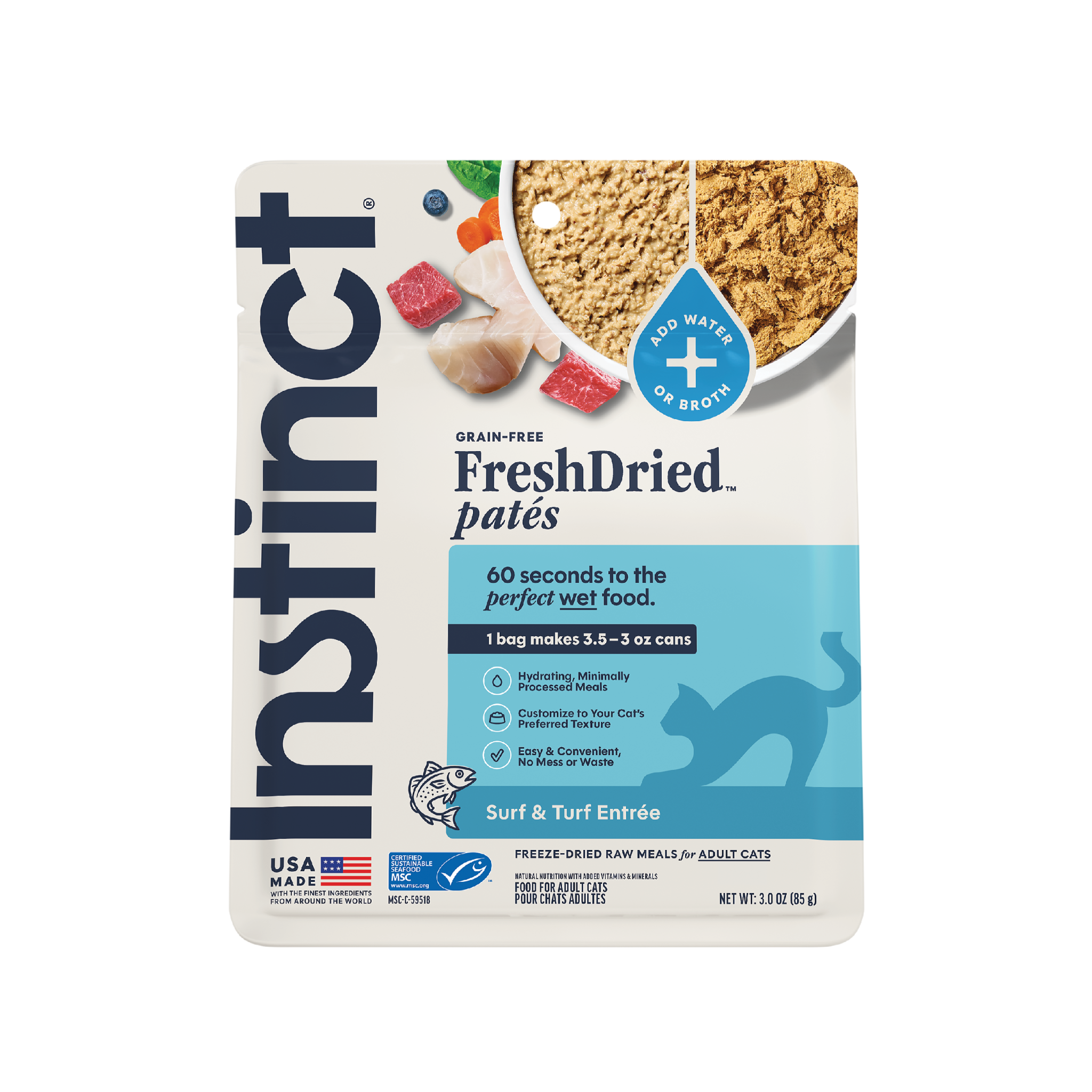 FreshDried Patés Surf & Turf Recipe