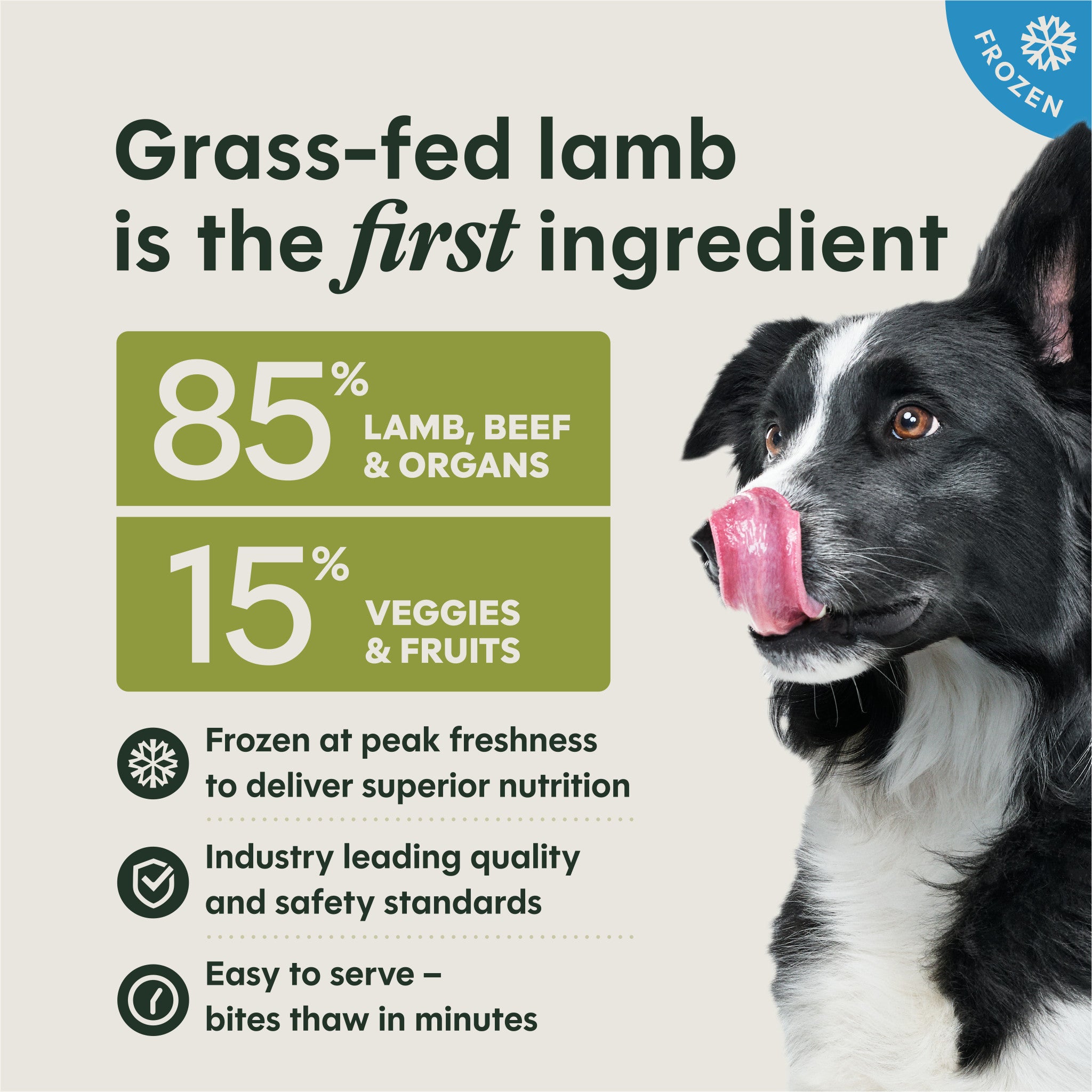FreshRaw Bites Grass-Fed Lamb Recipe