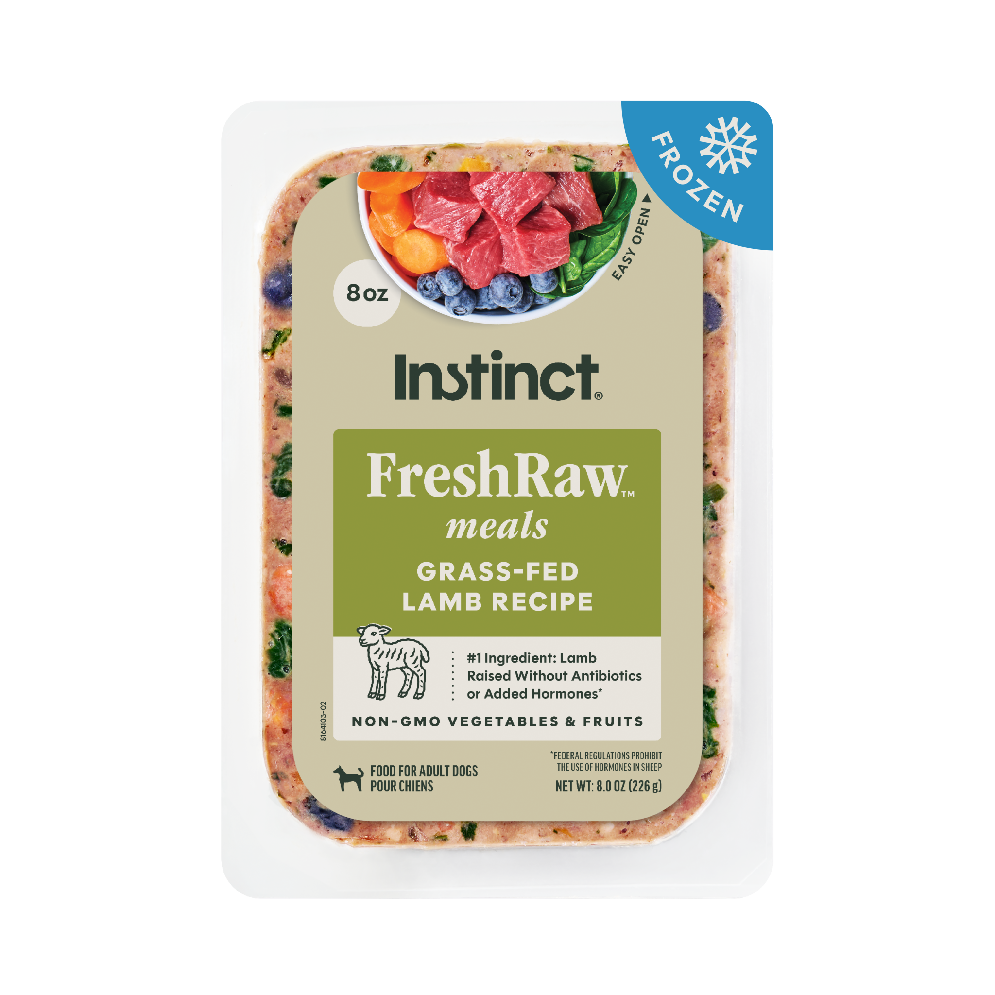 FreshRaw Meals Grass-Fed Lamb Recipe