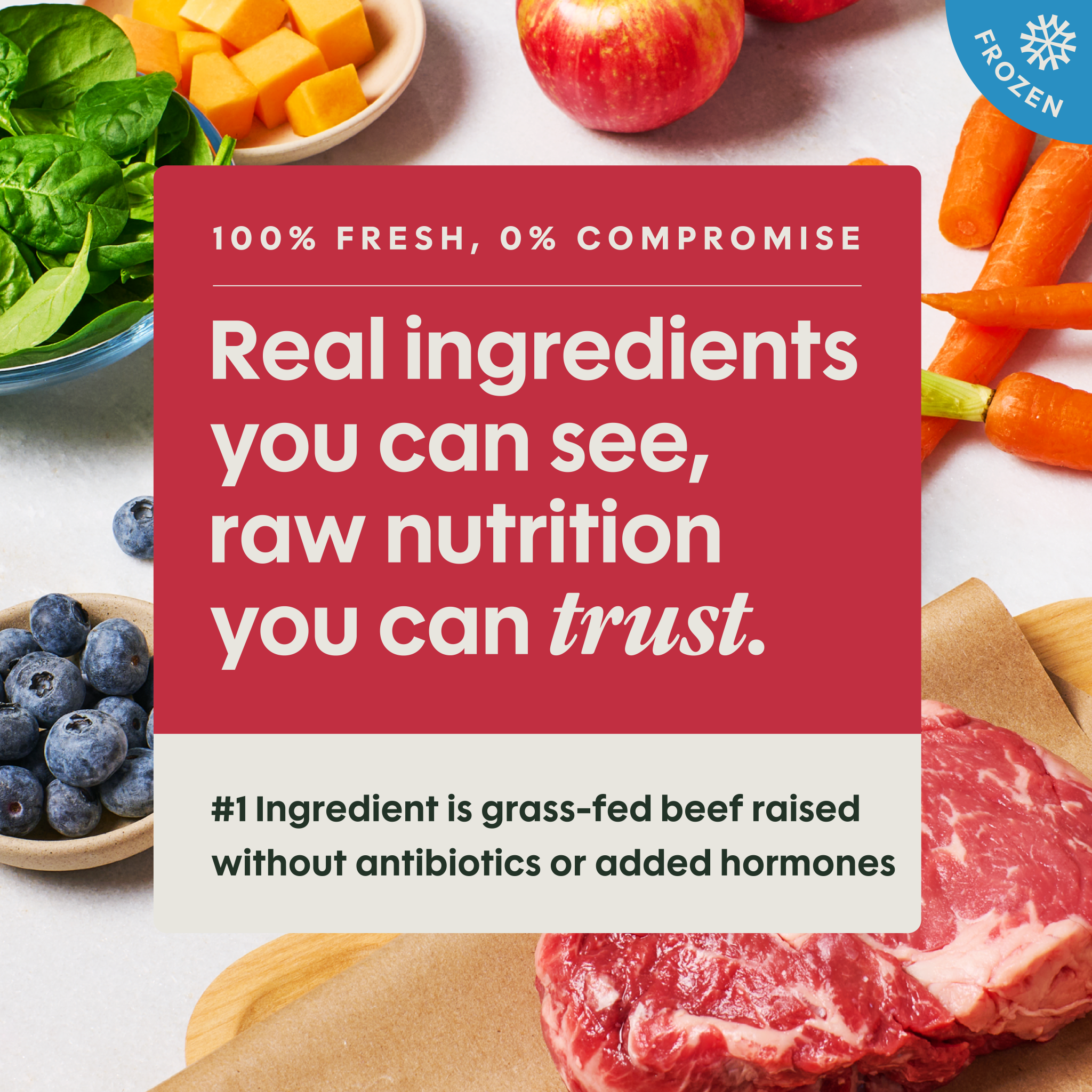 FreshRaw Meals Grass-Fed Beef Recipe