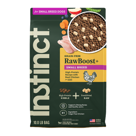 RawBoost+ Kibble for Small Breed Dogs Real Chicken Recipe