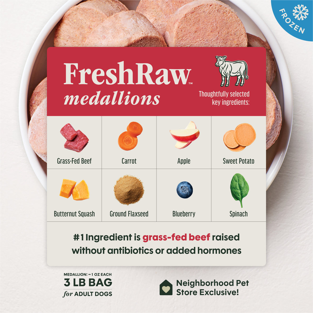 FreshRaw Medallions Grass-Fed Beef Recipe
