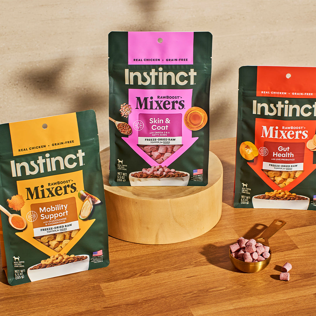 RawBoost Mixers for Dogs