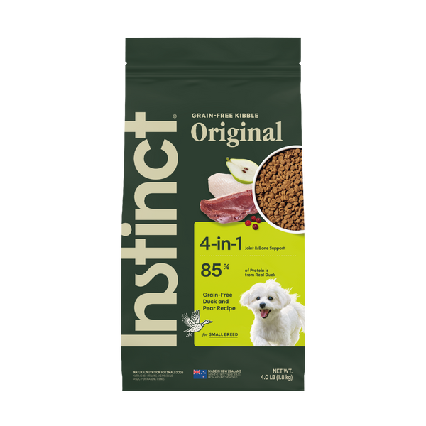 Original Duck & Pear All Life Stages Small Breed Dog Food, 4 lb. Bag