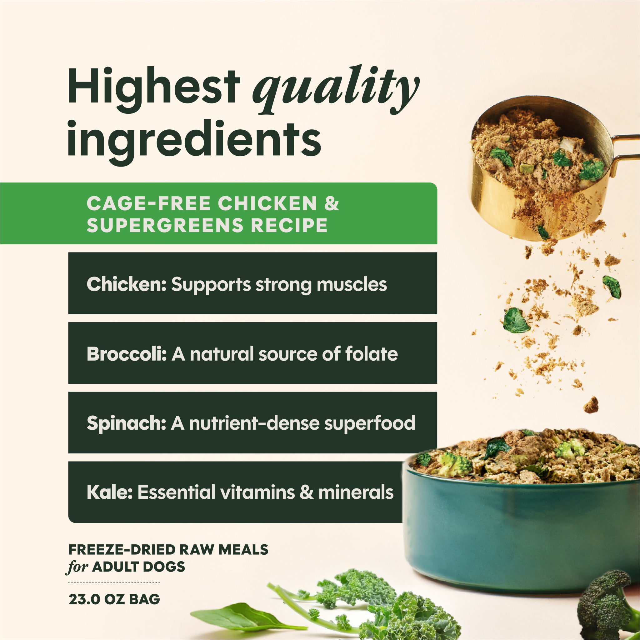 FreshDried Meal Blends Chicken & SuperGreens Blend