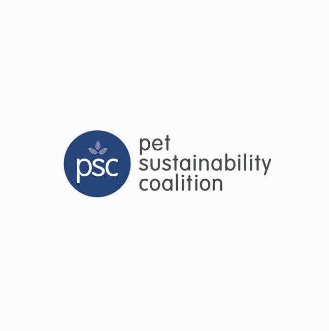 Pet Sustainability Coalition badge and Instinct team
